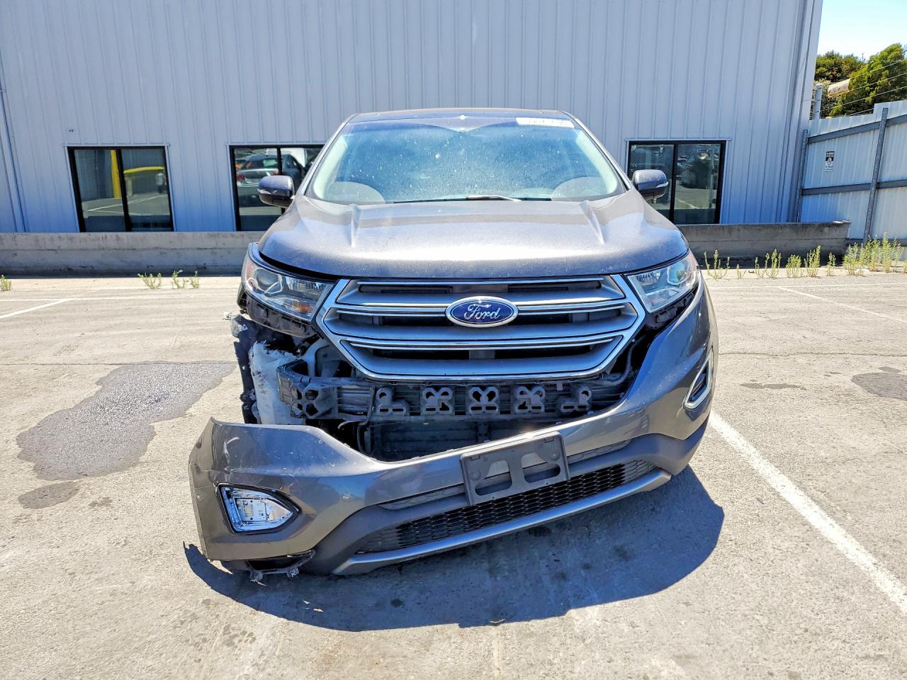 2015 Ford Edge Sel Gray vin: 2FMTK3J96FBC07744