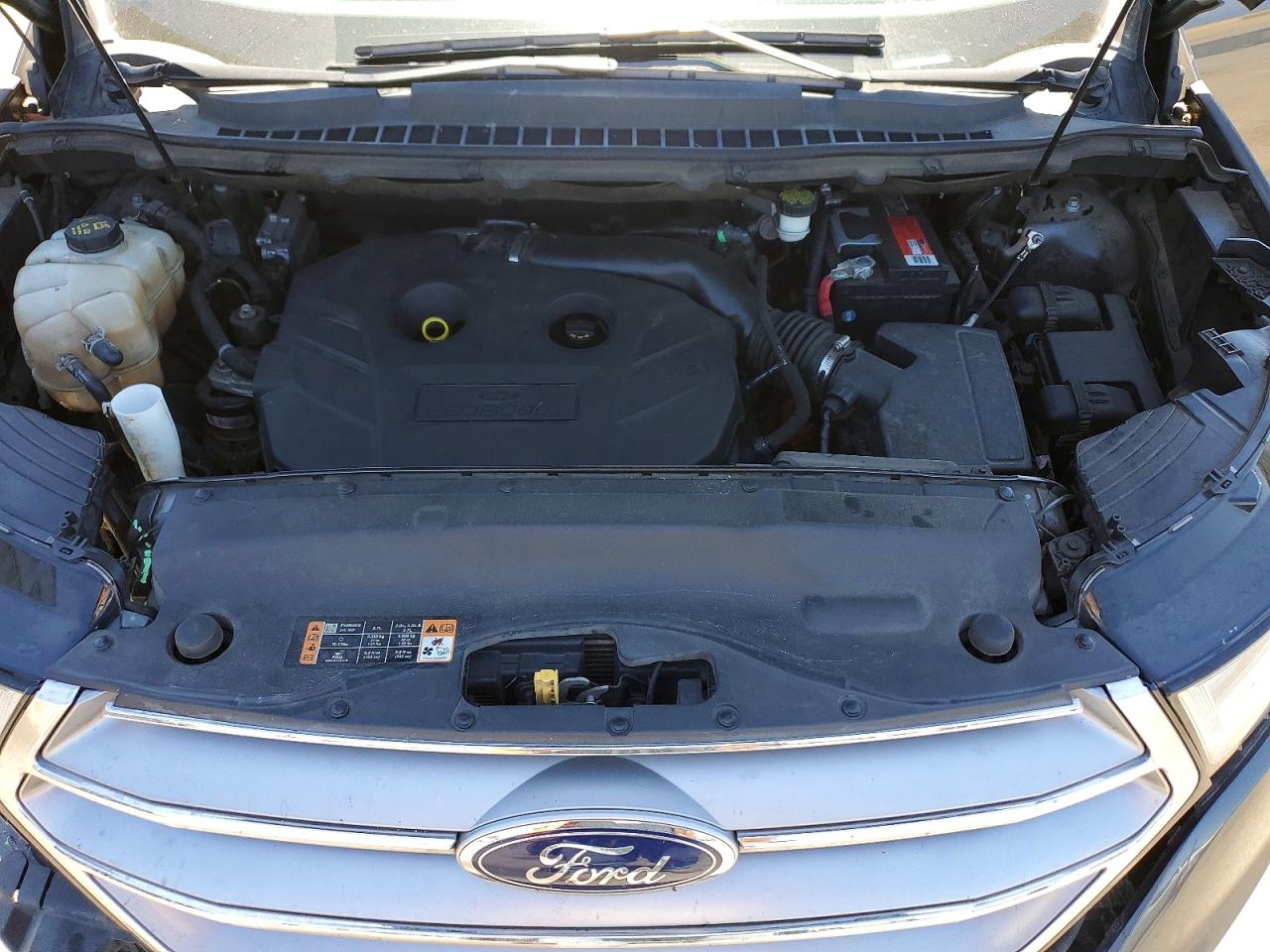 2015 Ford Edge Sel Gray vin: 2FMTK3J96FBC07744