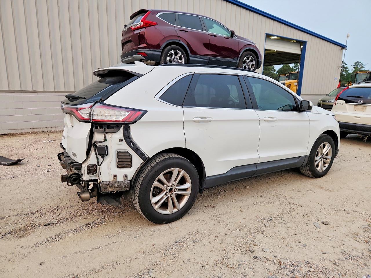 2015 Ford Edge Sel Белый vin: 2FMTK3J97FBC05730