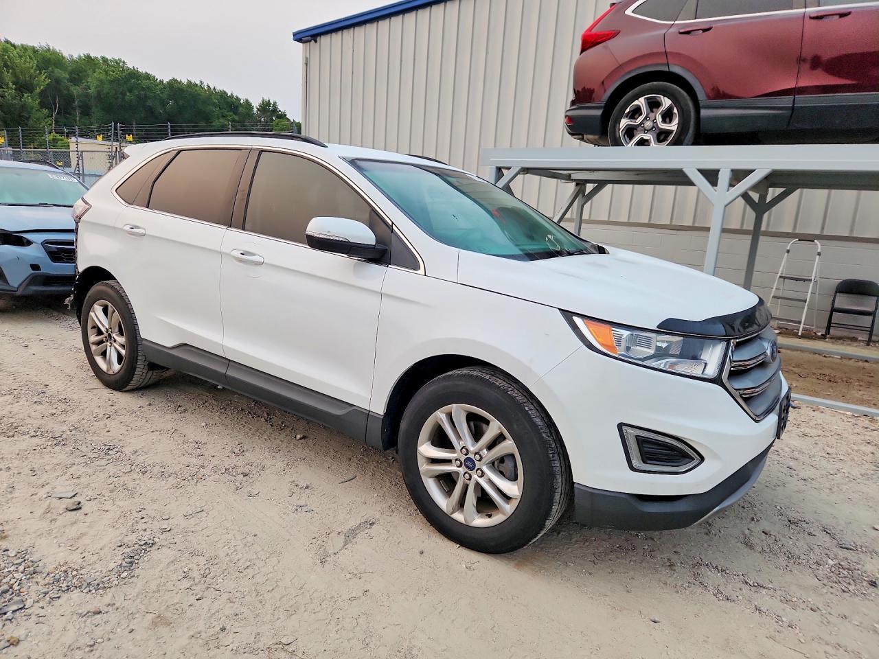 2015 Ford Edge Sel Белый vin: 2FMTK3J97FBC05730