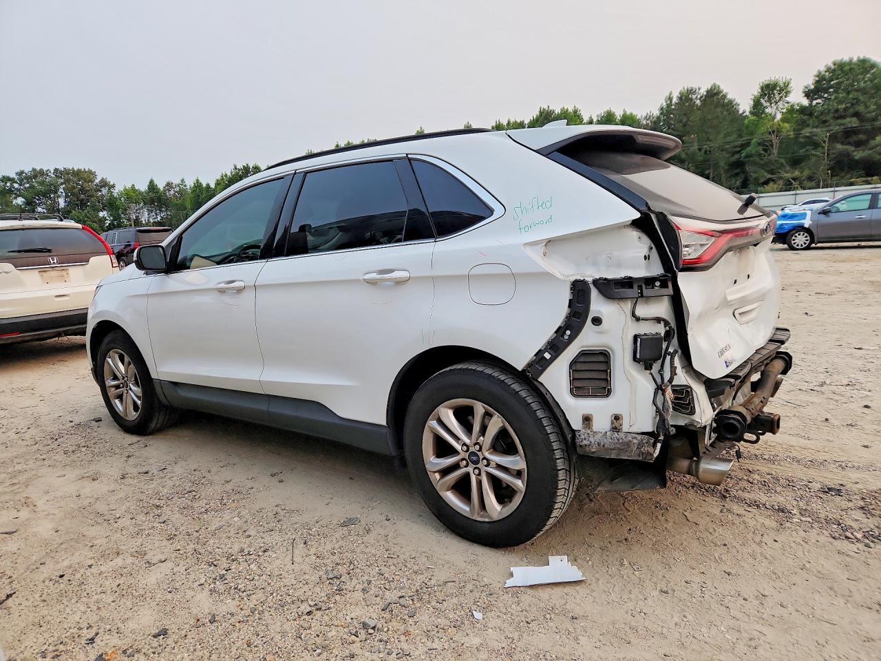 2015 Ford Edge Sel Белый vin: 2FMTK3J97FBC05730