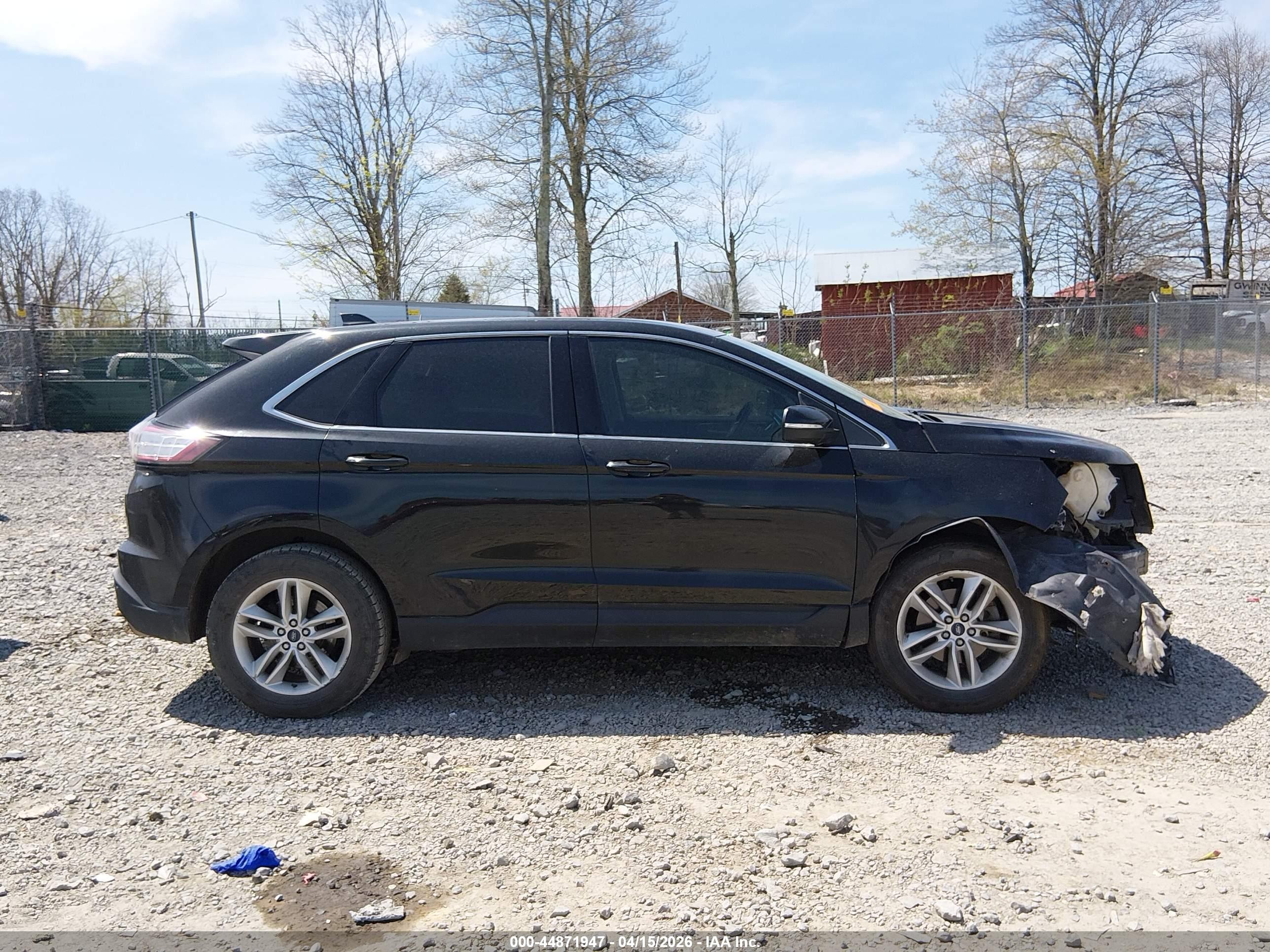 2015 Ford Edge Sel Black vin: 2FMTK3J98FBB59874