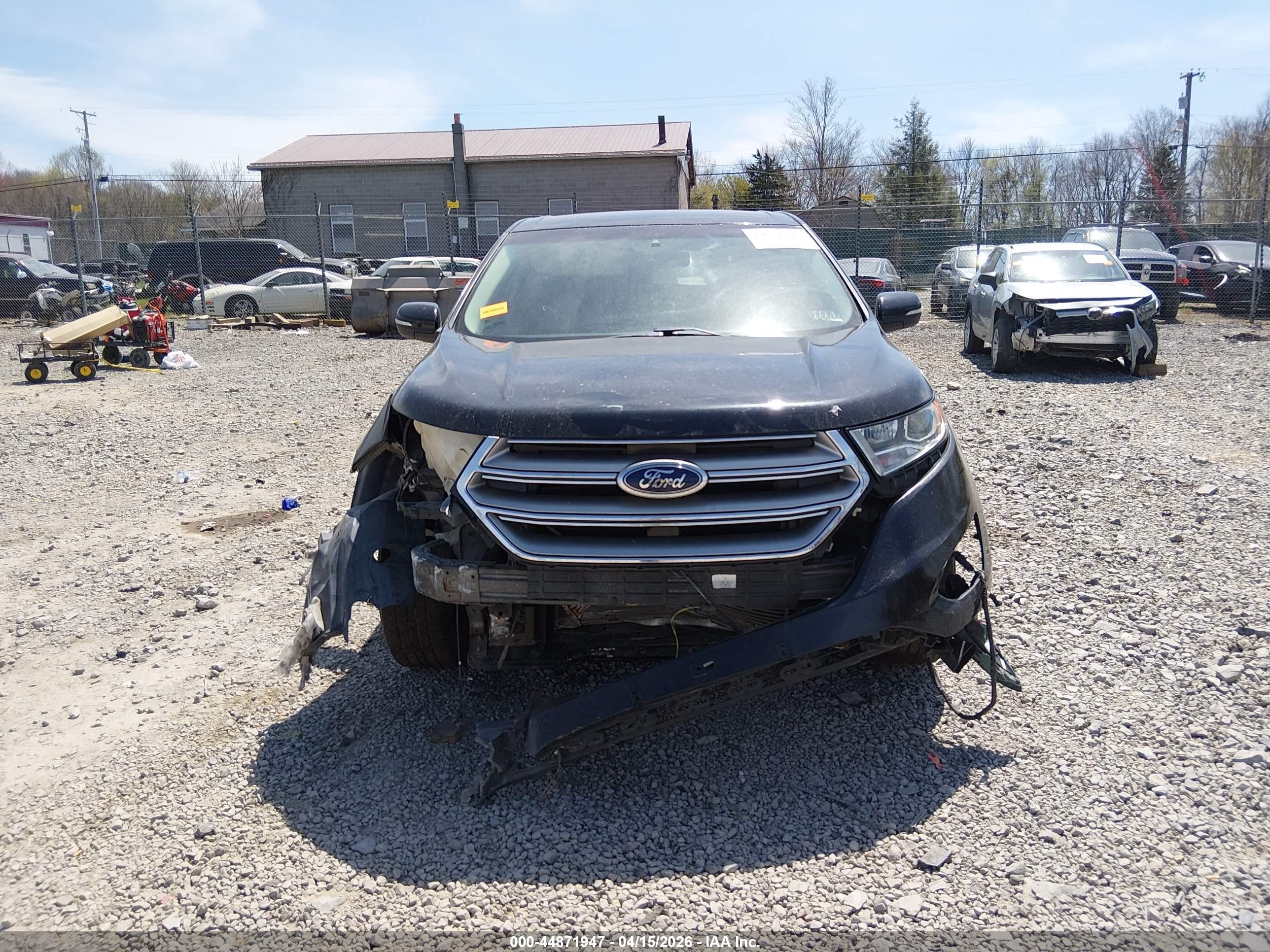 2015 Ford Edge Sel Black vin: 2FMTK3J98FBB59874