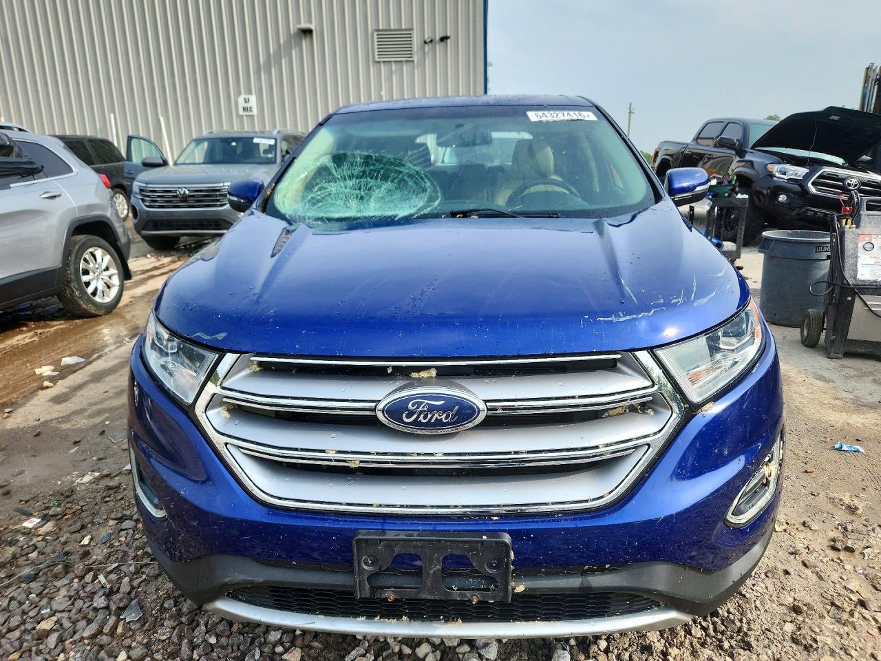 2015 Ford Edge Sel Blue vin: 2FMTK3J99FBB04480