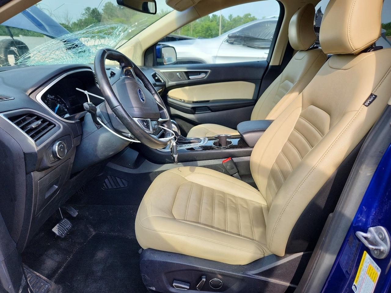 2015 Ford Edge Sel Blue vin: 2FMTK3J99FBB04480