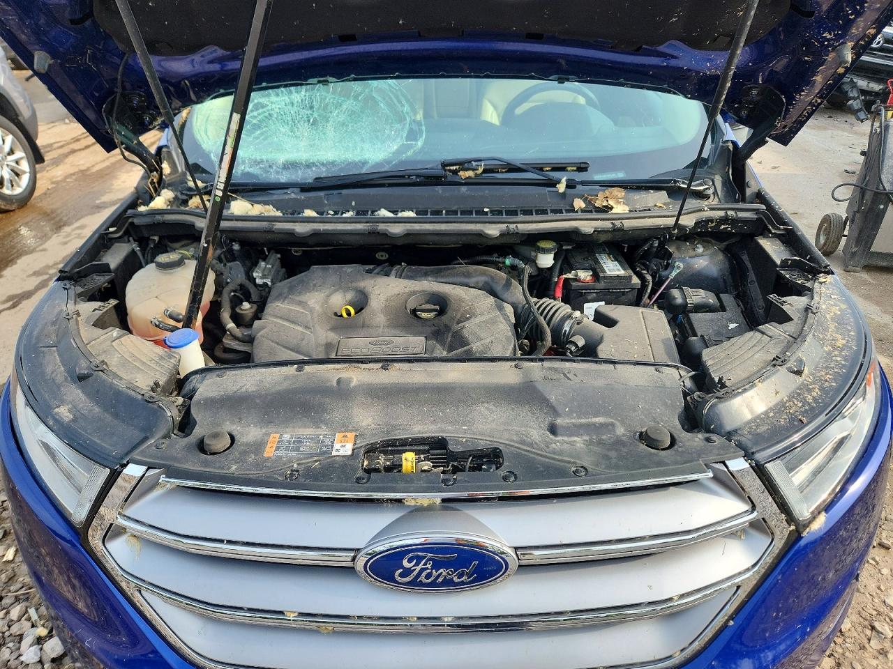 2015 Ford Edge Sel Blue vin: 2FMTK3J99FBB04480