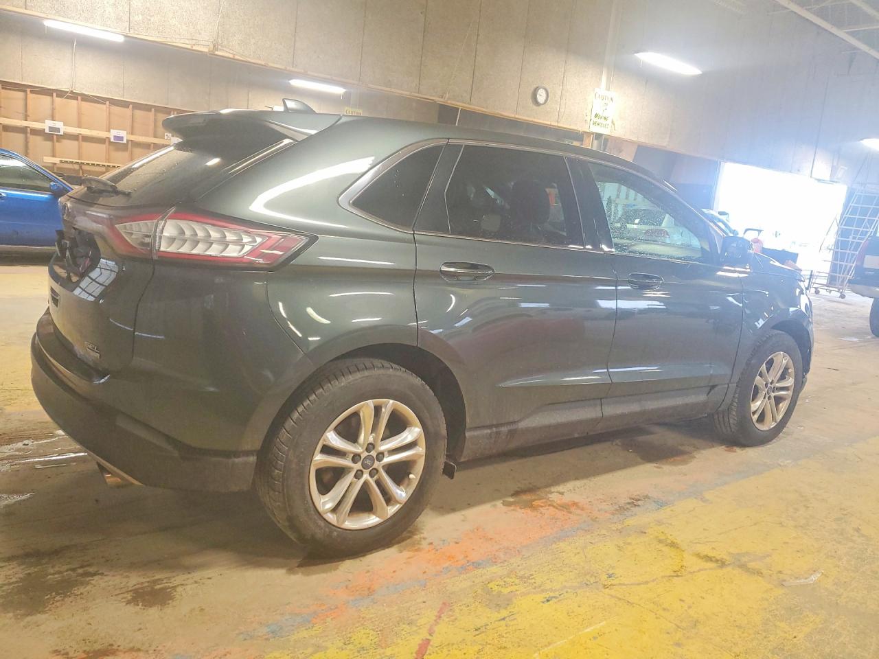 2015 Ford Edge Sel Серый vin: 2FMTK3J99FBB05886