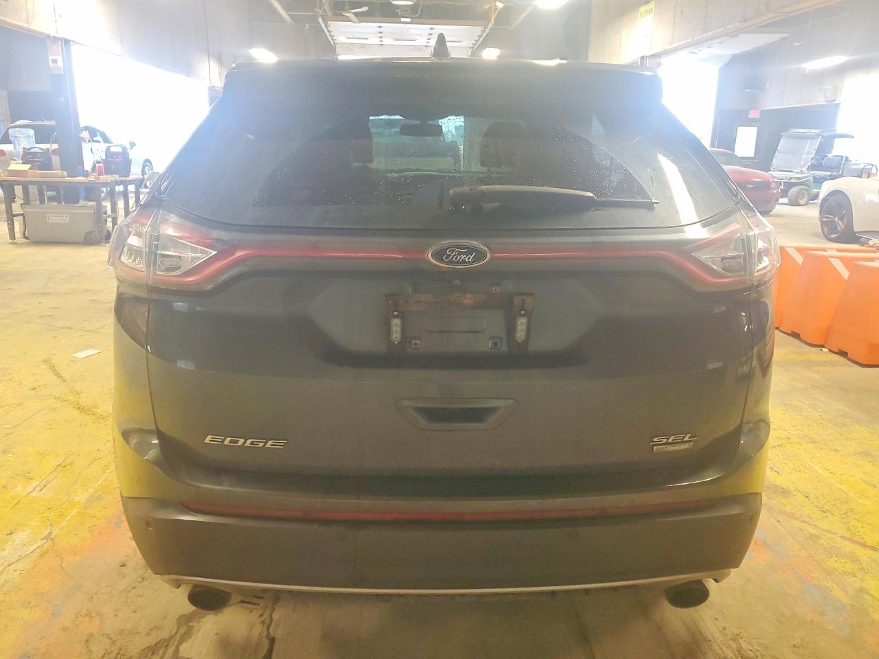 2015 Ford Edge Sel Серый vin: 2FMTK3J99FBB05886