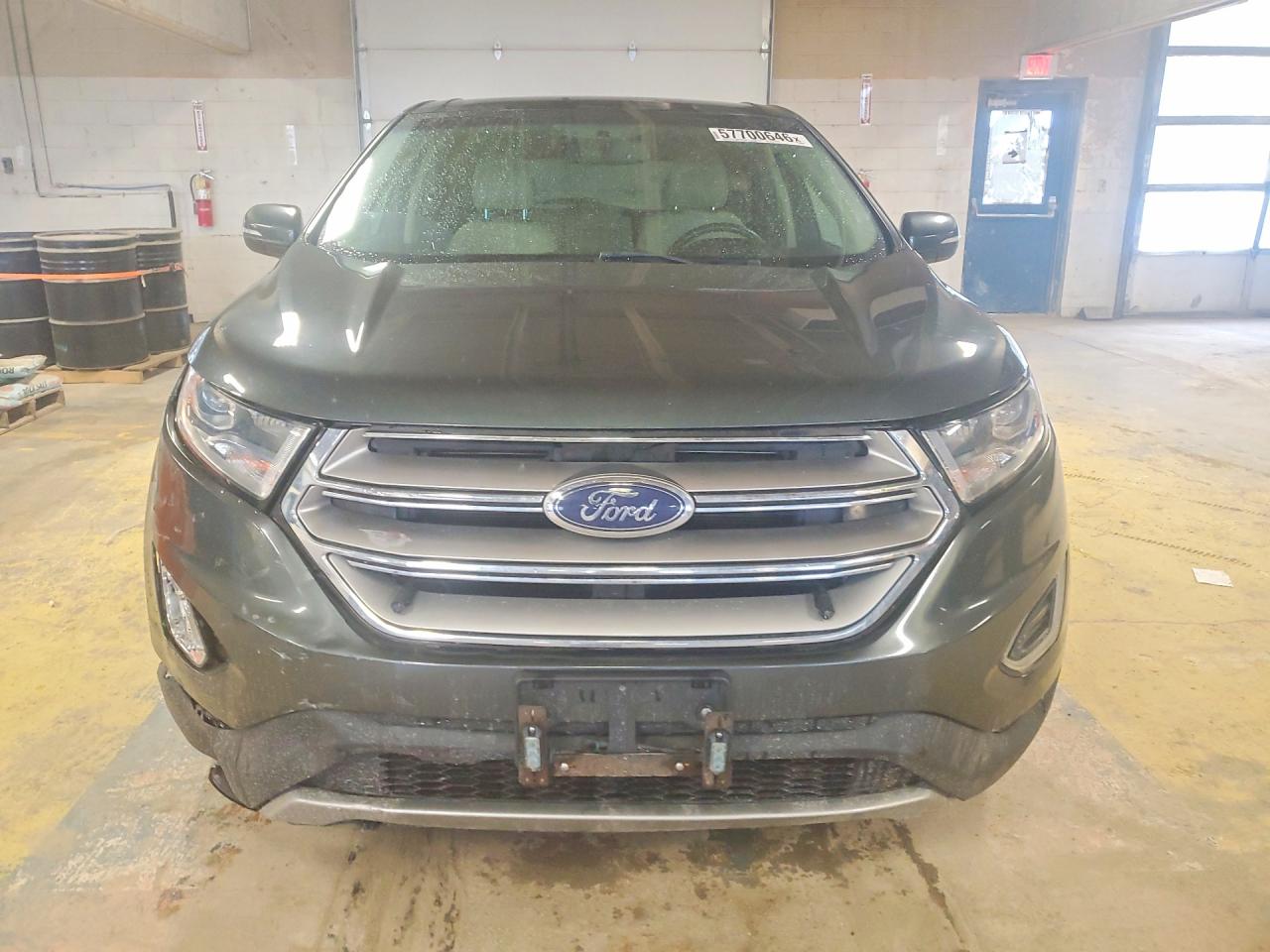 2015 Ford Edge Sel Серый vin: 2FMTK3J99FBB05886