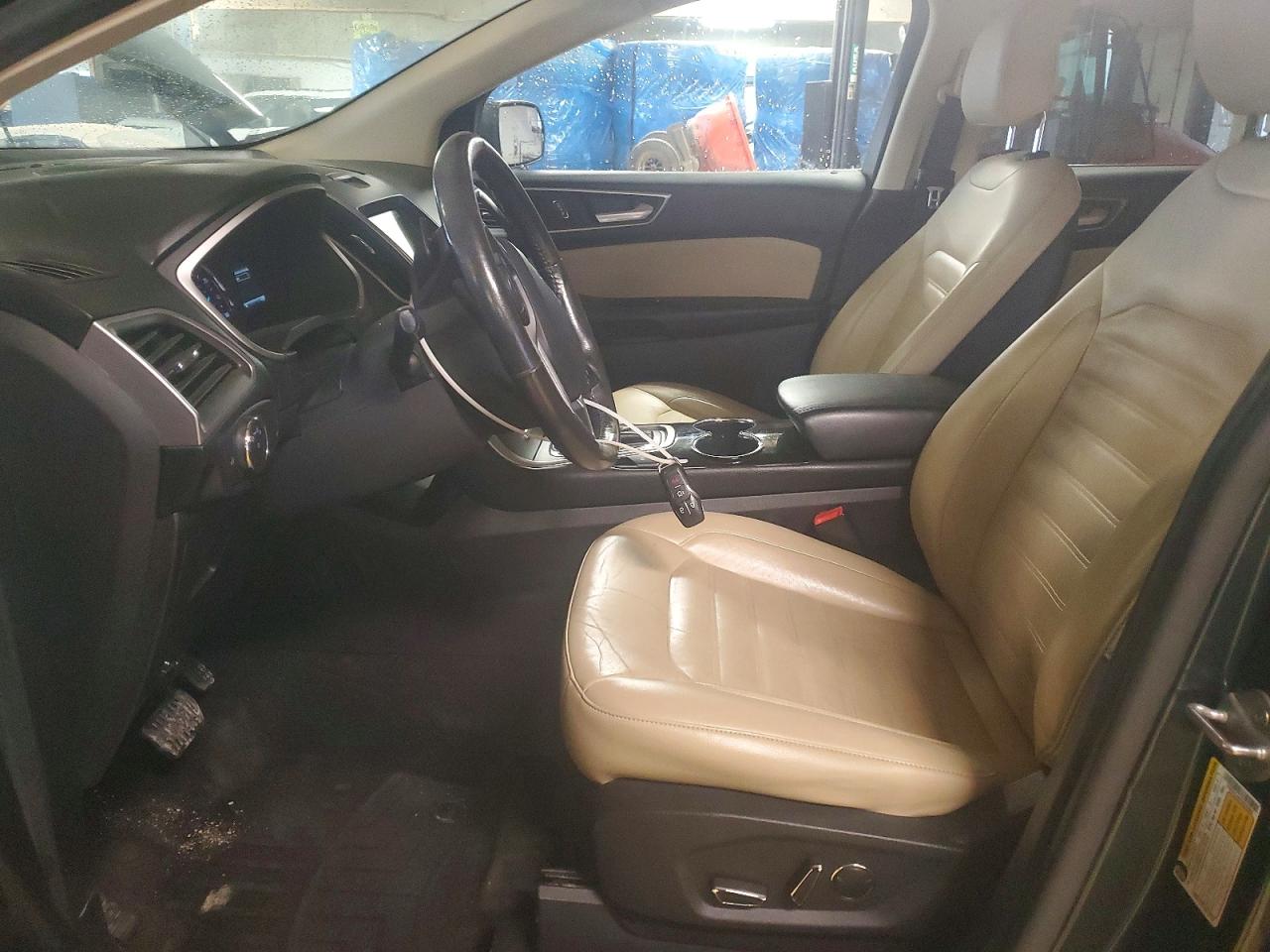 2015 Ford Edge Sel Серый vin: 2FMTK3J99FBB05886