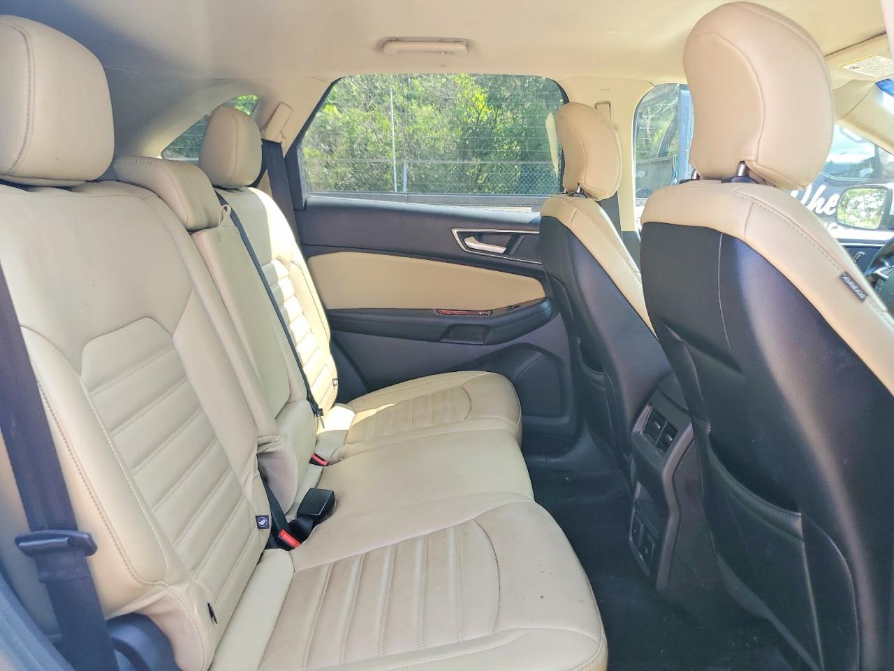 2015 Ford Edge Sel White vin: 2FMTK3J99FBB19657