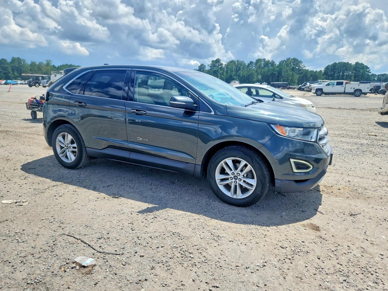 2015 Ford Edge Sel Зеленый vin: 2FMTK3J9XFBB40971