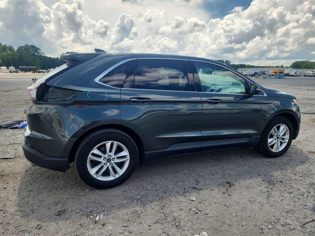 2015 Ford Edge Sel Зеленый vin: 2FMTK3J9XFBB40971
