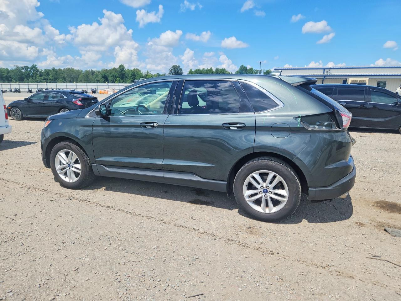 2015 Ford Edge Sel Зеленый vin: 2FMTK3J9XFBB40971