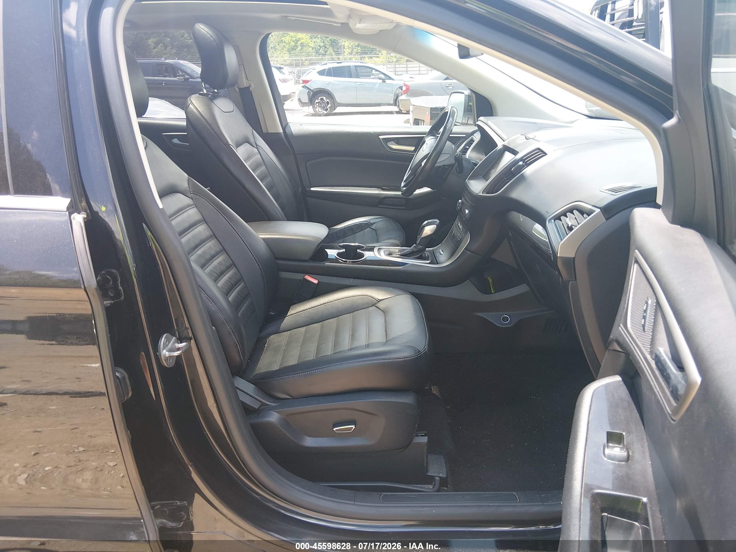 2015 Ford Edge Sel Black vin: 2FMTK3J9XFBB92858