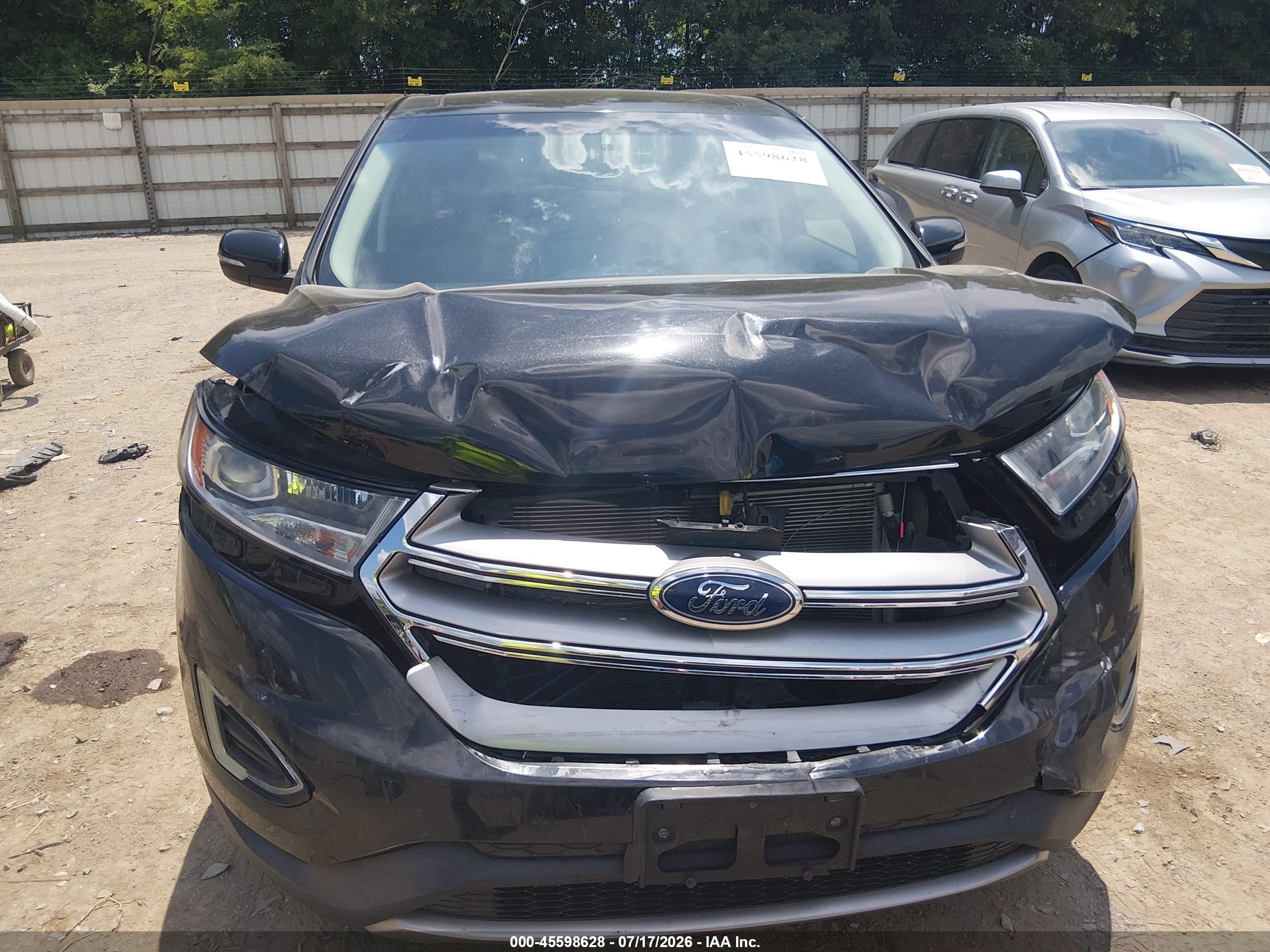 2015 Ford Edge Sel Black vin: 2FMTK3J9XFBB92858