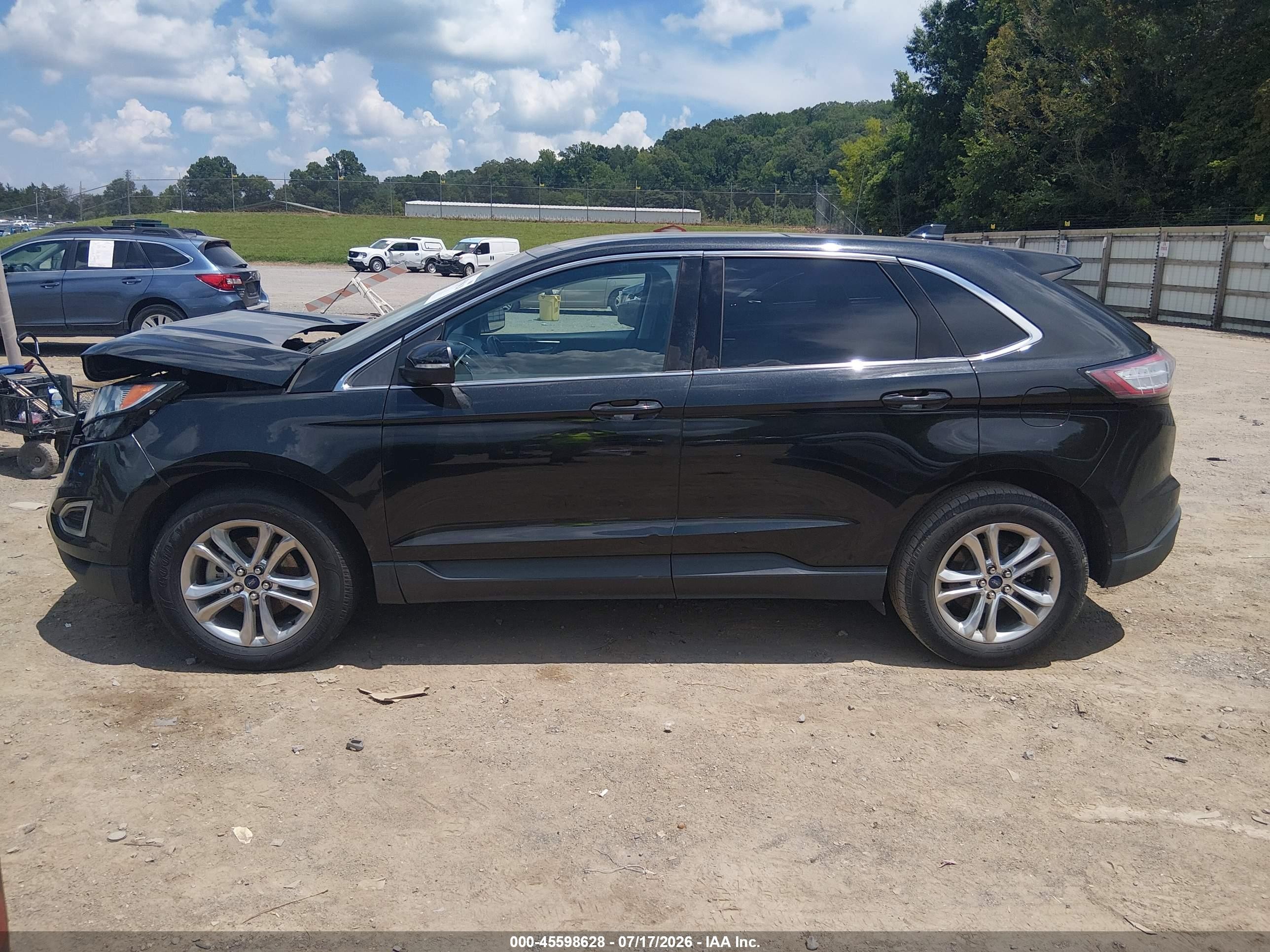 2015 Ford Edge Sel Black vin: 2FMTK3J9XFBB92858