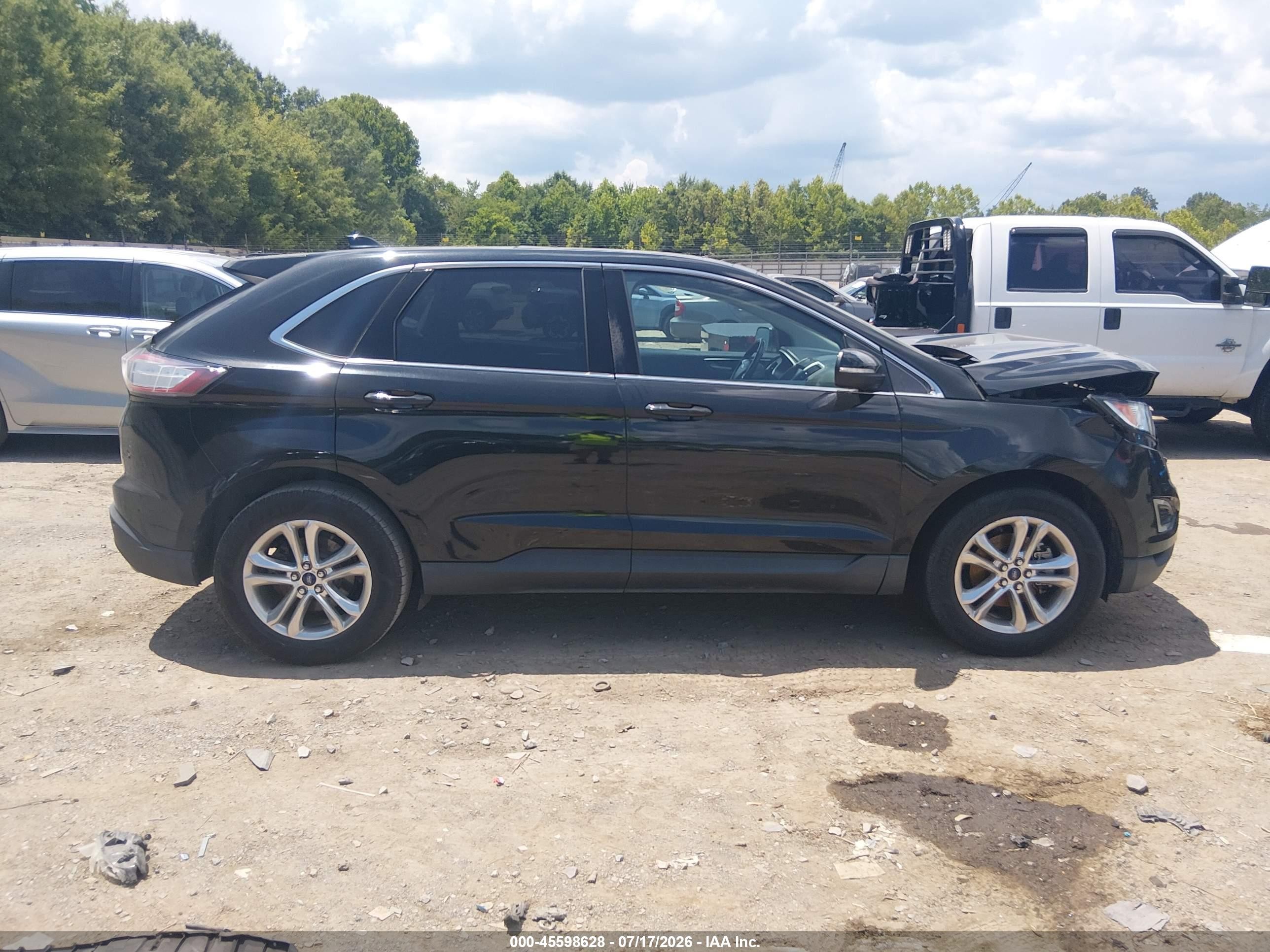 2015 Ford Edge Sel Black vin: 2FMTK3J9XFBB92858