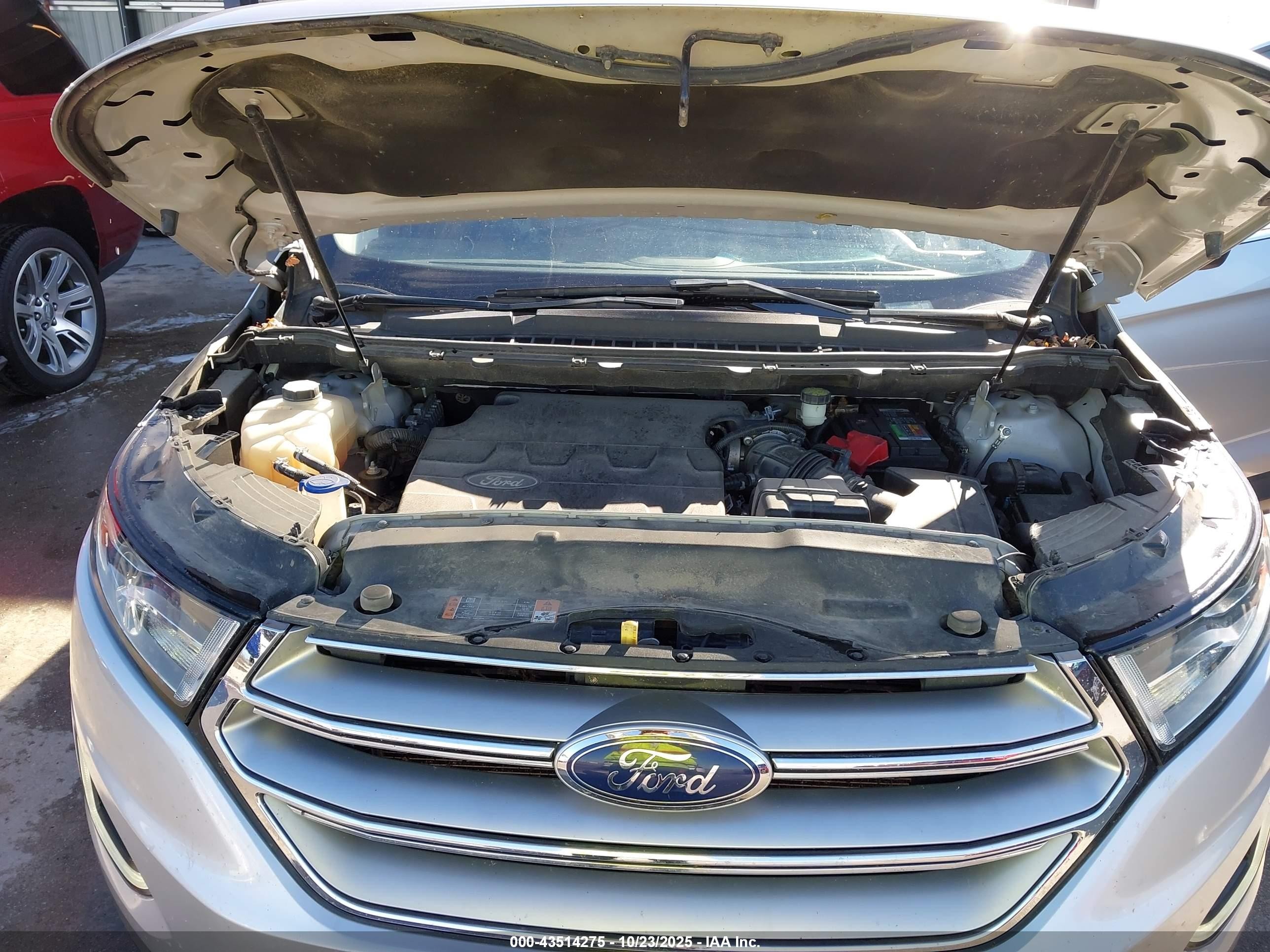 2015 Ford Edge Titanium Silver vin: 2FMTK3K80FBB39057