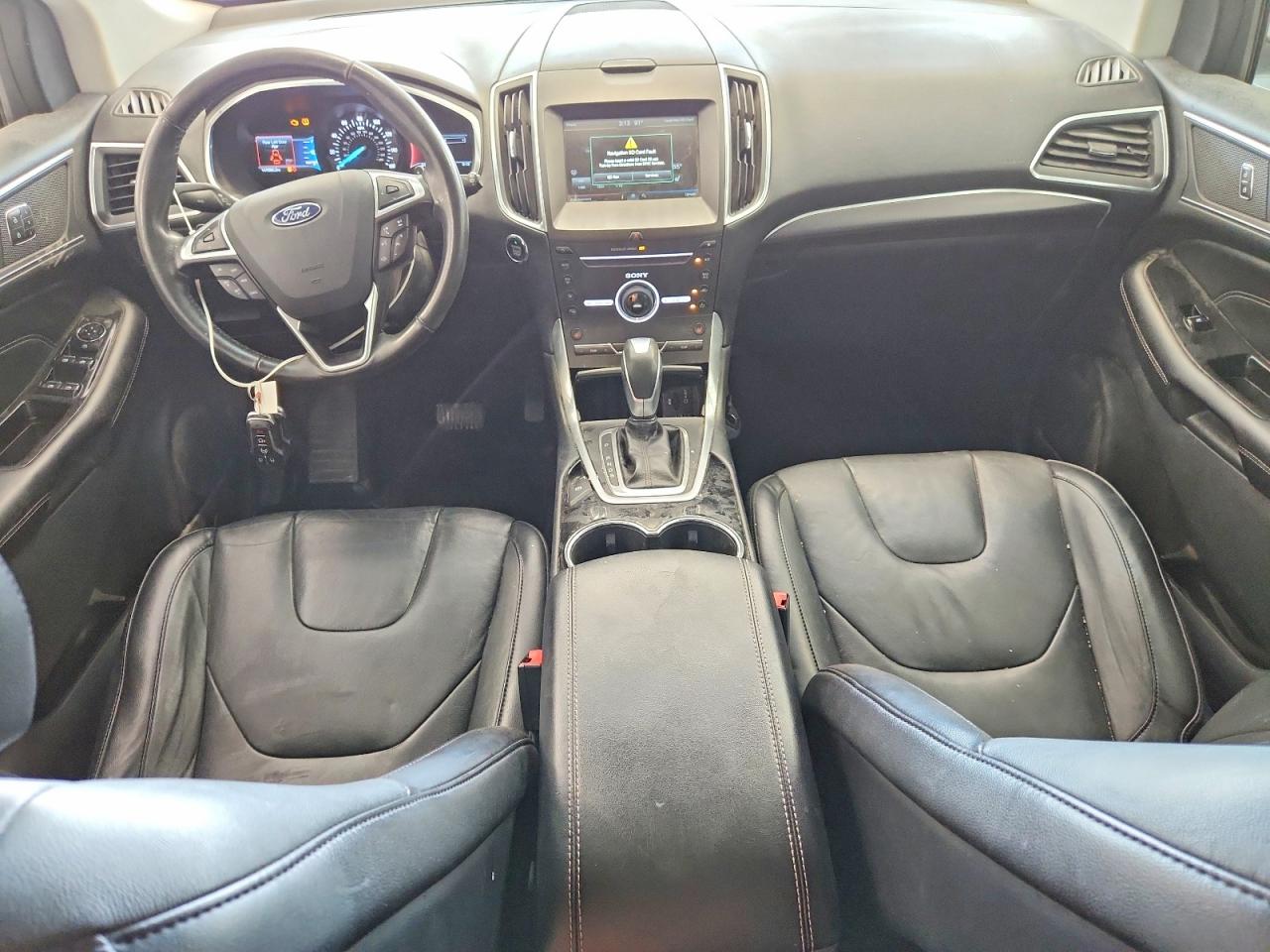 2015 Ford Edge Titanium Серебряный vin: 2FMTK3K80FBB39057