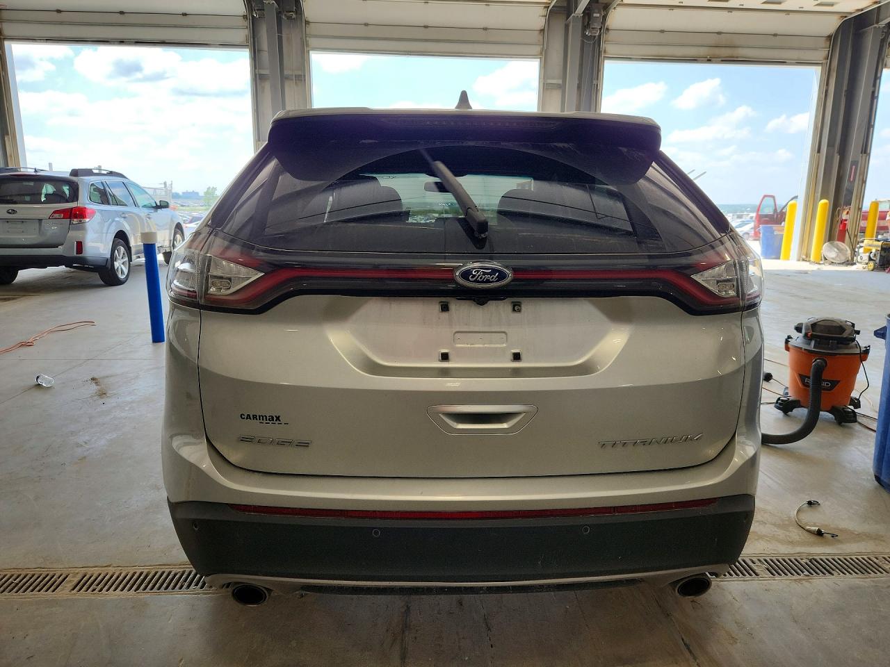 2015 Ford Edge Titanium Серебряный vin: 2FMTK3K80FBB39057