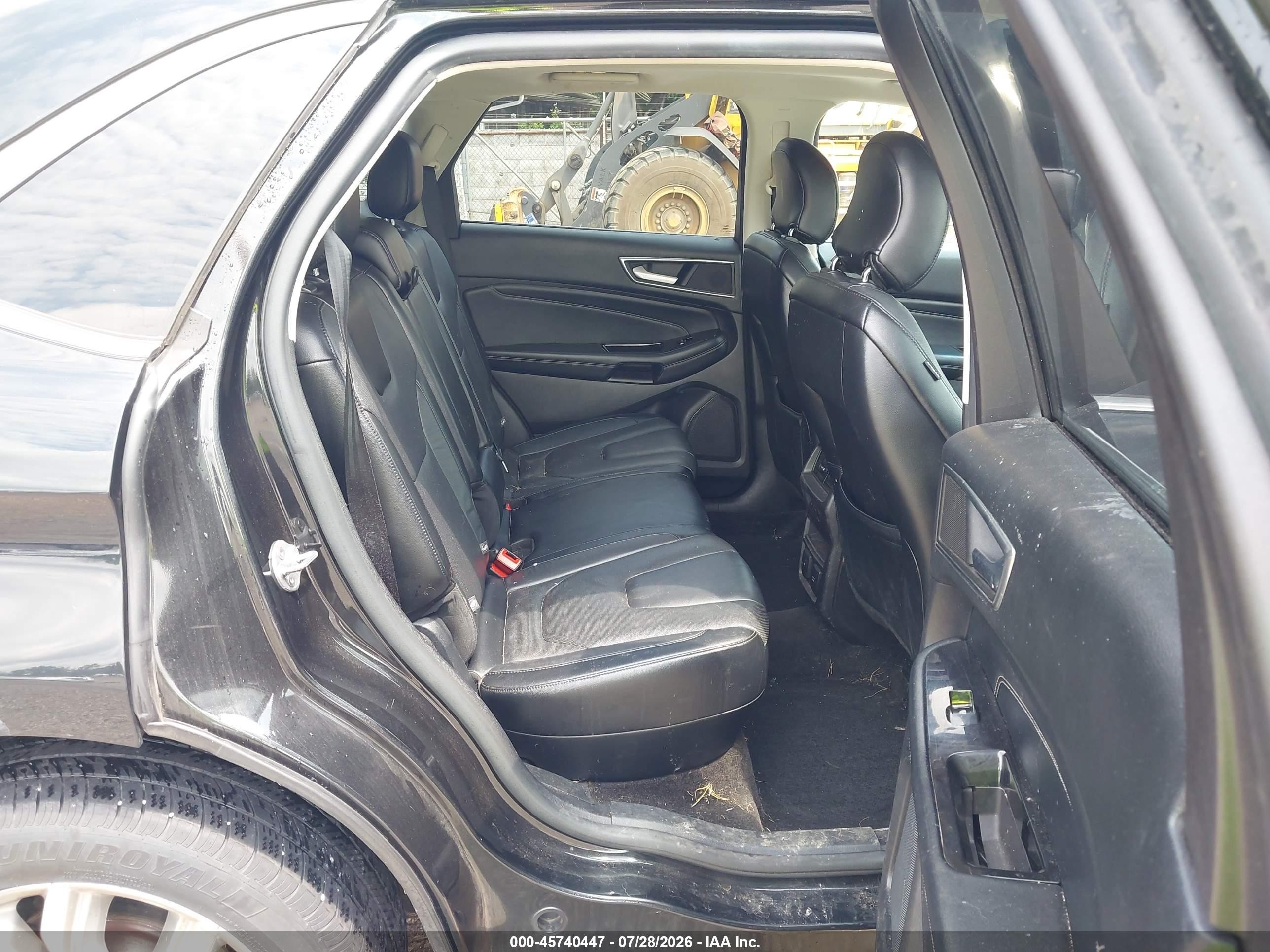 2015 Ford Edge Titanium Black vin: 2FMTK3K81FBB58510