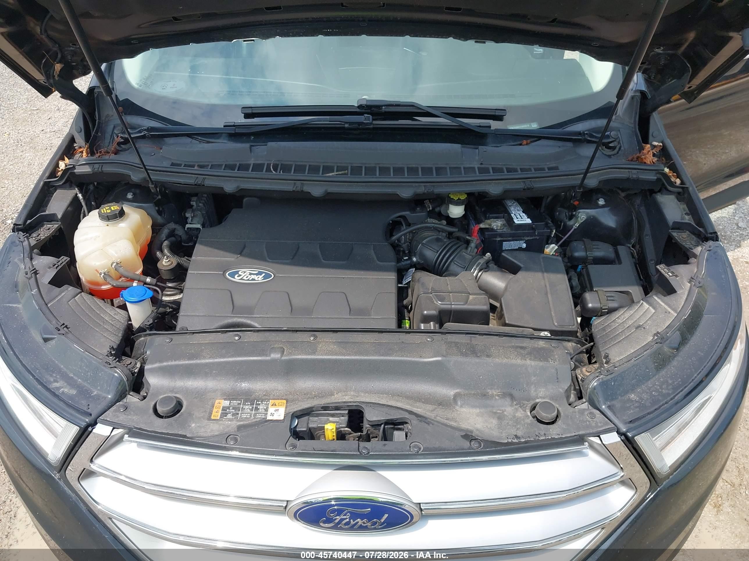 2015 Ford Edge Titanium Black vin: 2FMTK3K81FBB58510