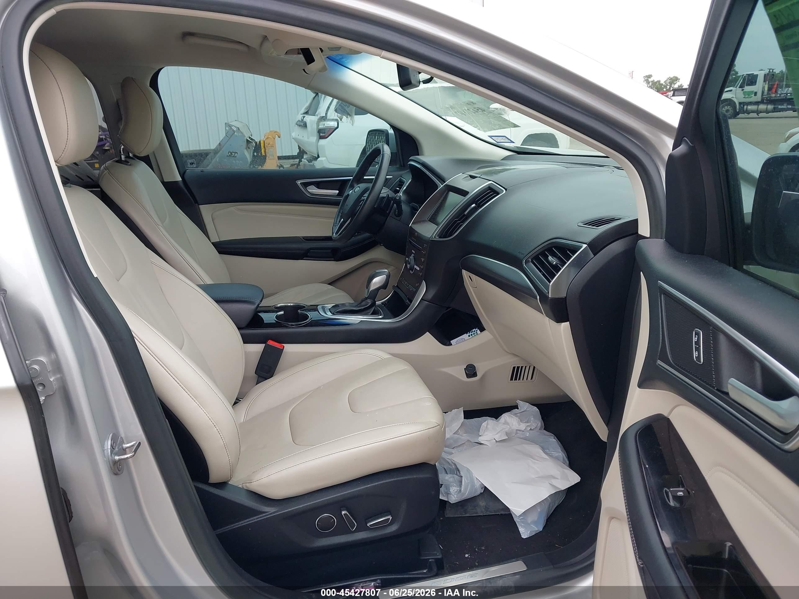 2015 Ford Edge Titanium Silver vin: 2FMTK3K81FBB60290