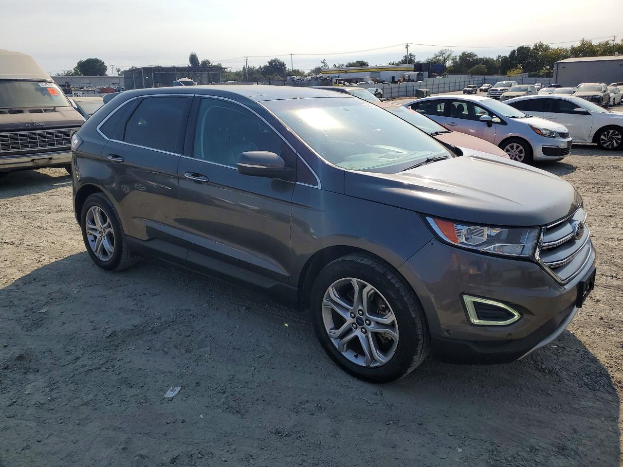 2015 Ford Edge Titanium Charcoal vin: 2FMTK3K81FBC11500