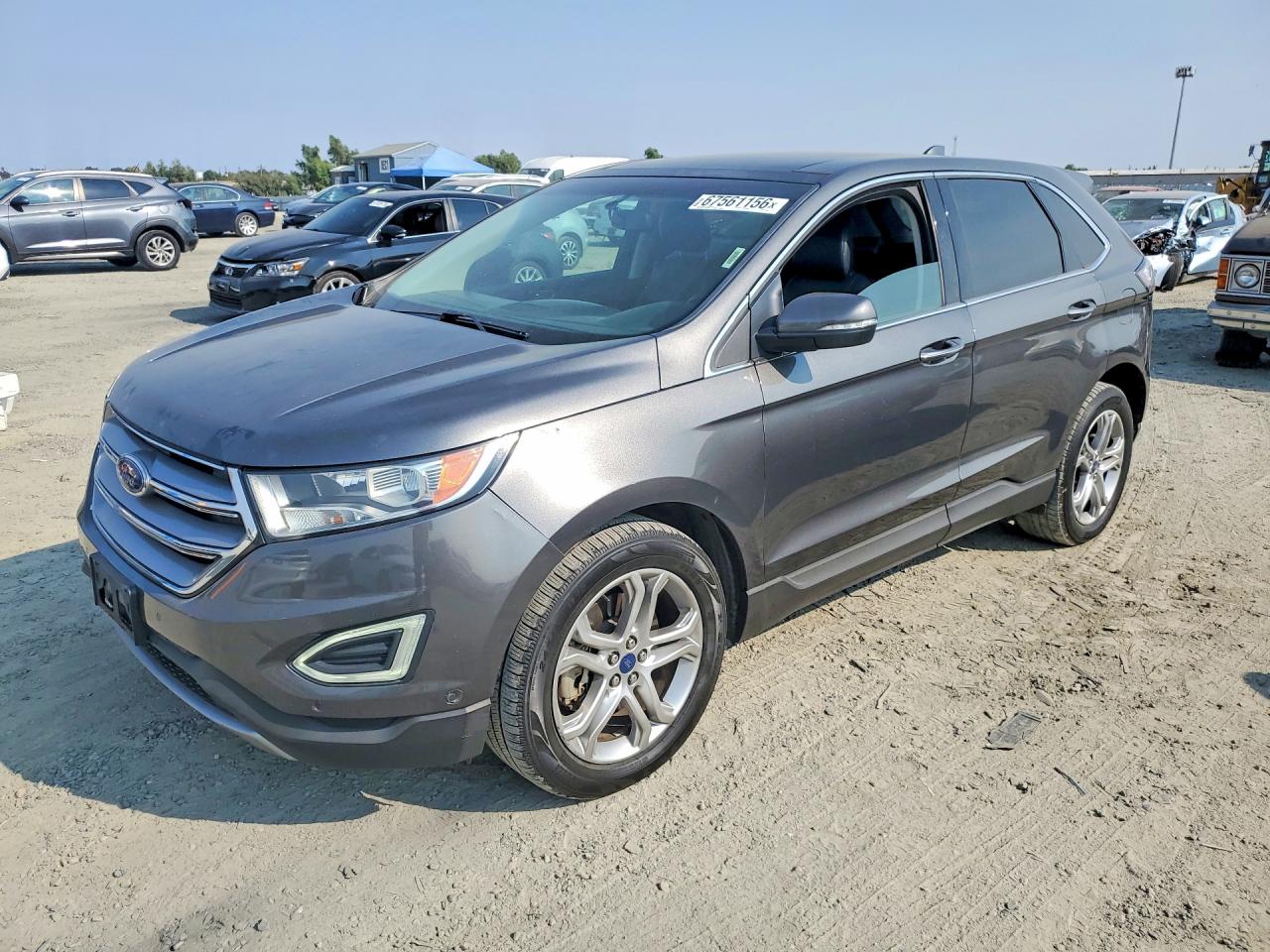 2015 Ford Edge Titanium Charcoal vin: 2FMTK3K81FBC11500