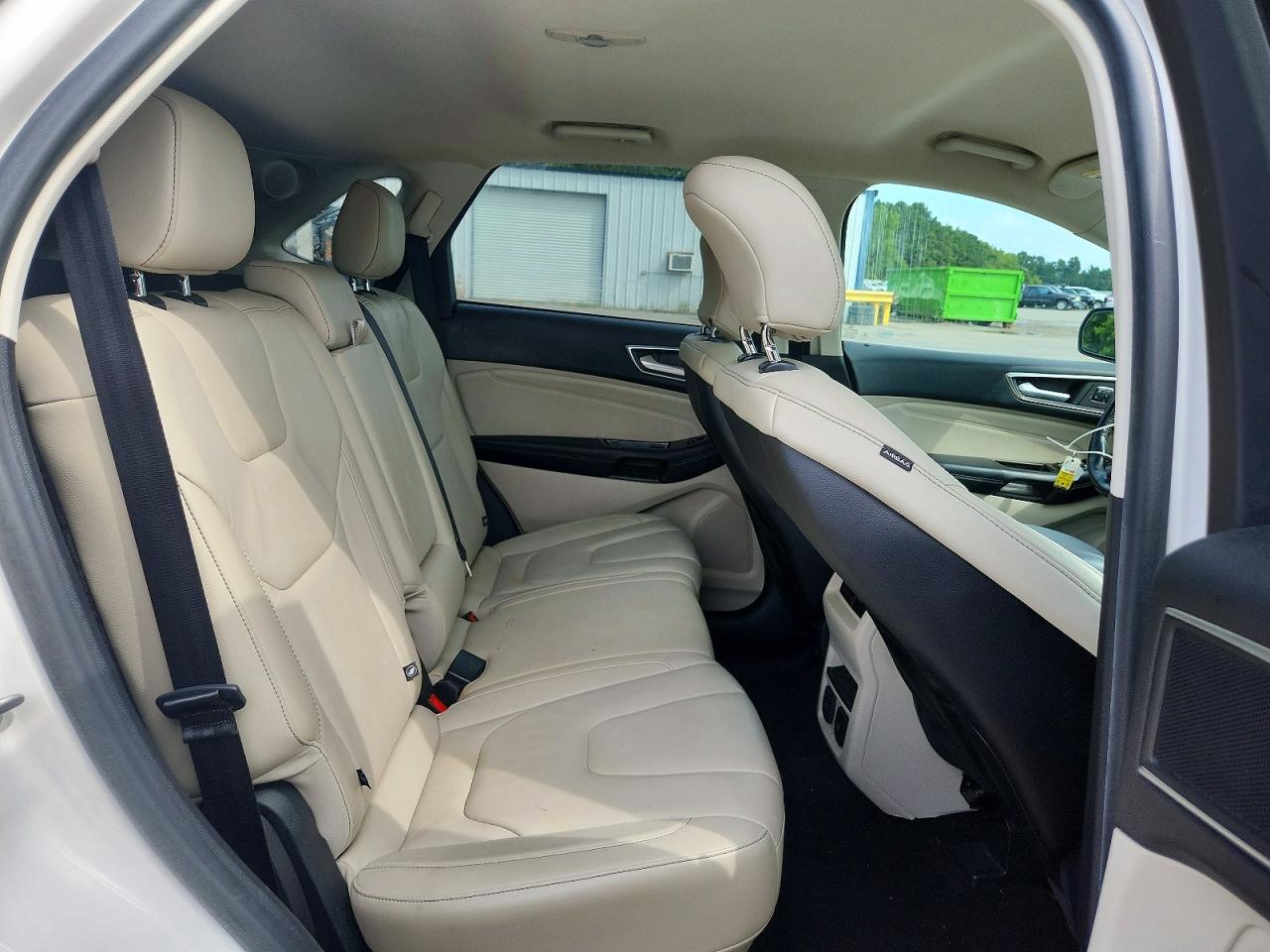 2015 Ford Edge Titanium White vin: 2FMTK3K81FBC20360