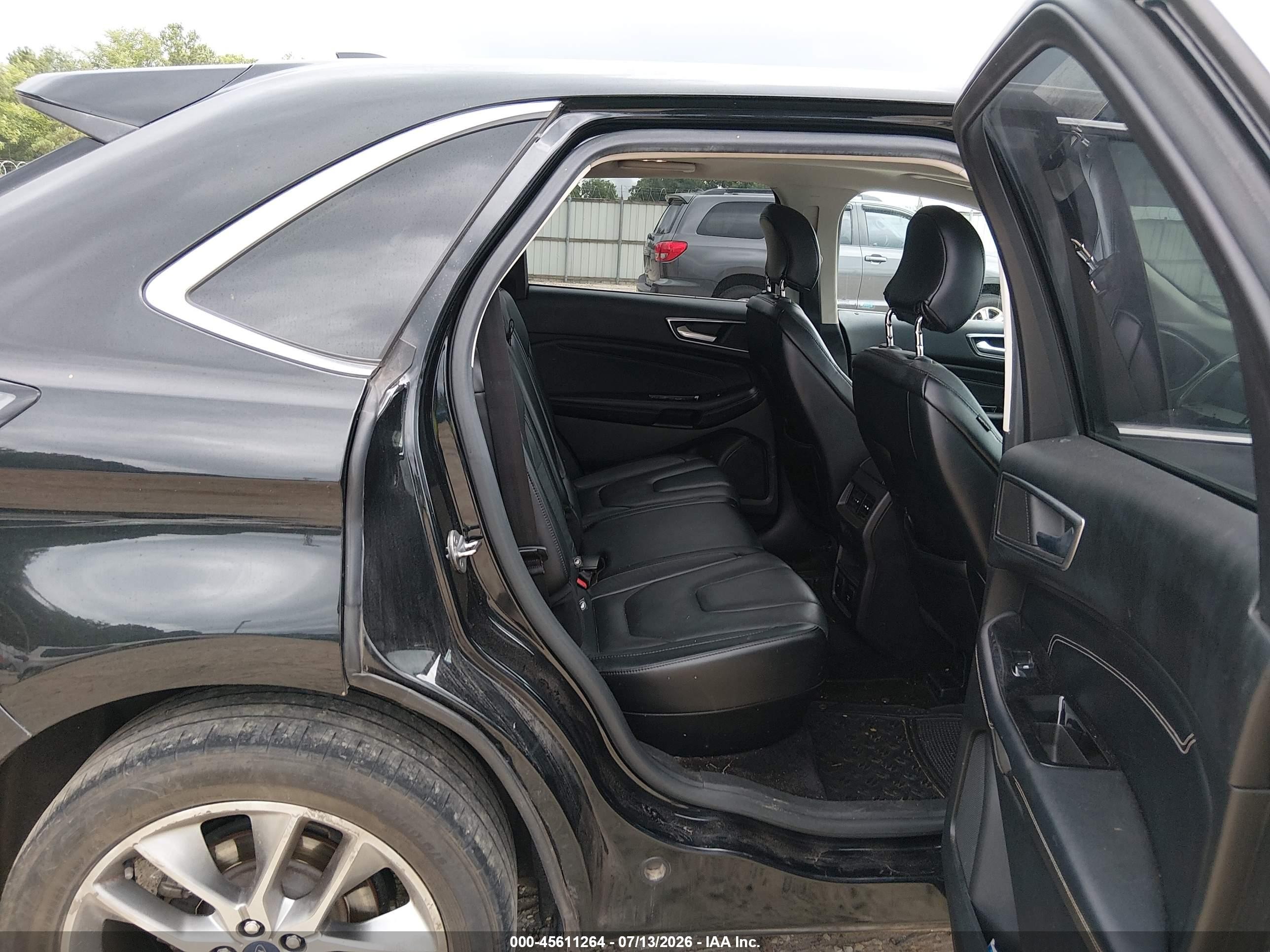 2015 Ford Edge Titanium Black vin: 2FMTK3K81FBC41192