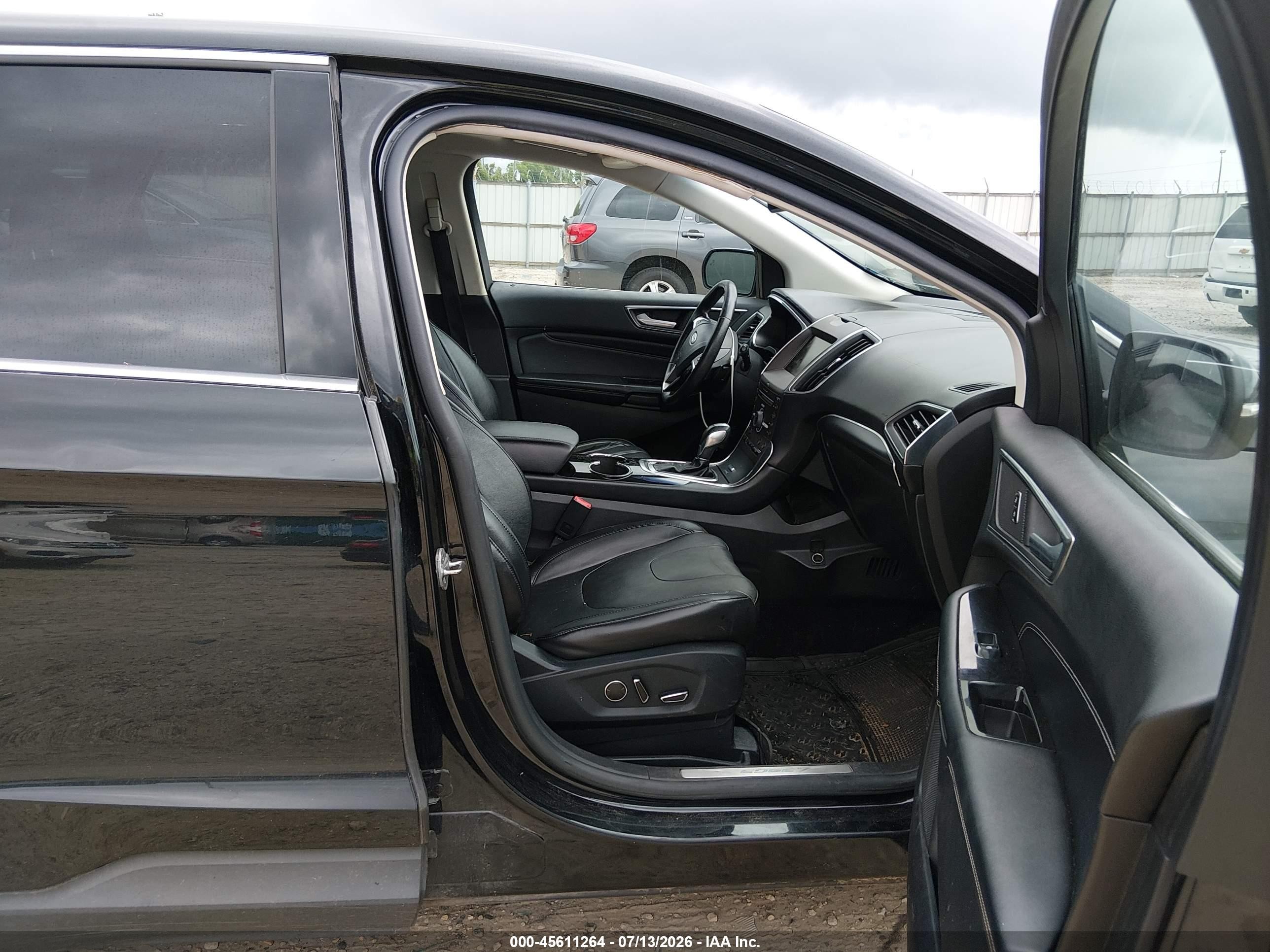 2015 Ford Edge Titanium Black vin: 2FMTK3K81FBC41192