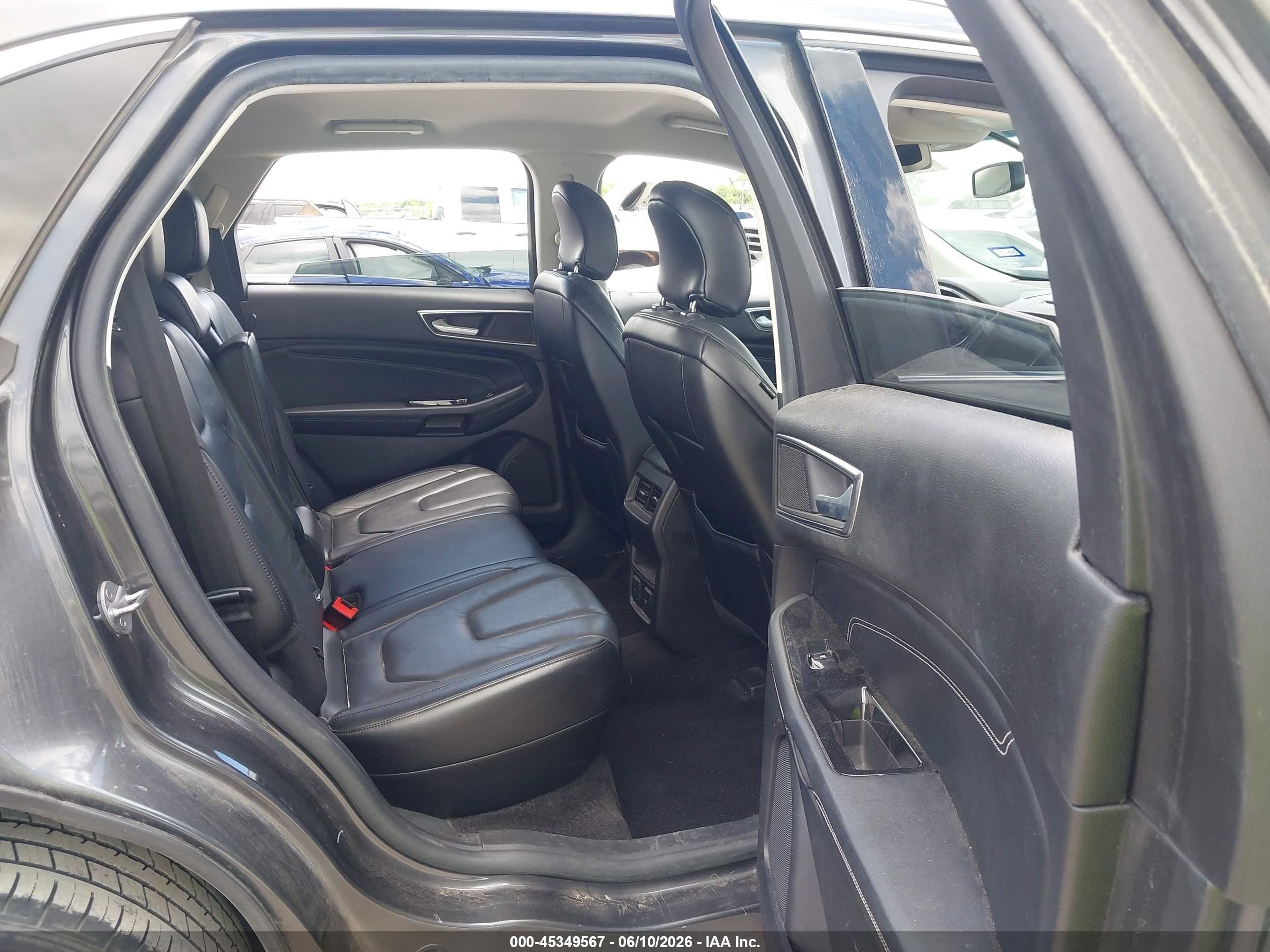 2015 Ford Edge Titanium Gray vin: 2FMTK3K82FBB27010