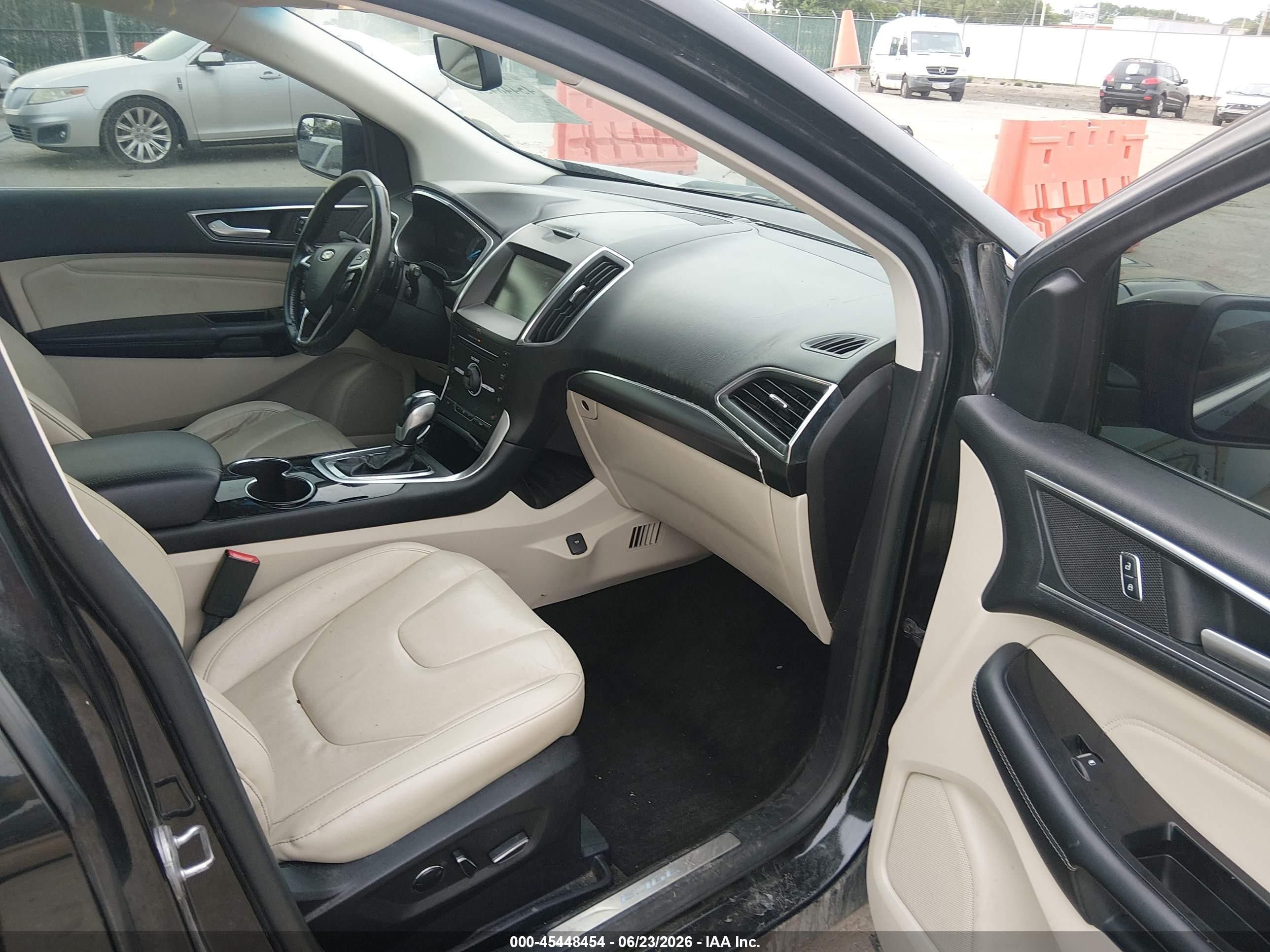 2015 Ford Edge Titanium Black vin: 2FMTK3K82FBB28710