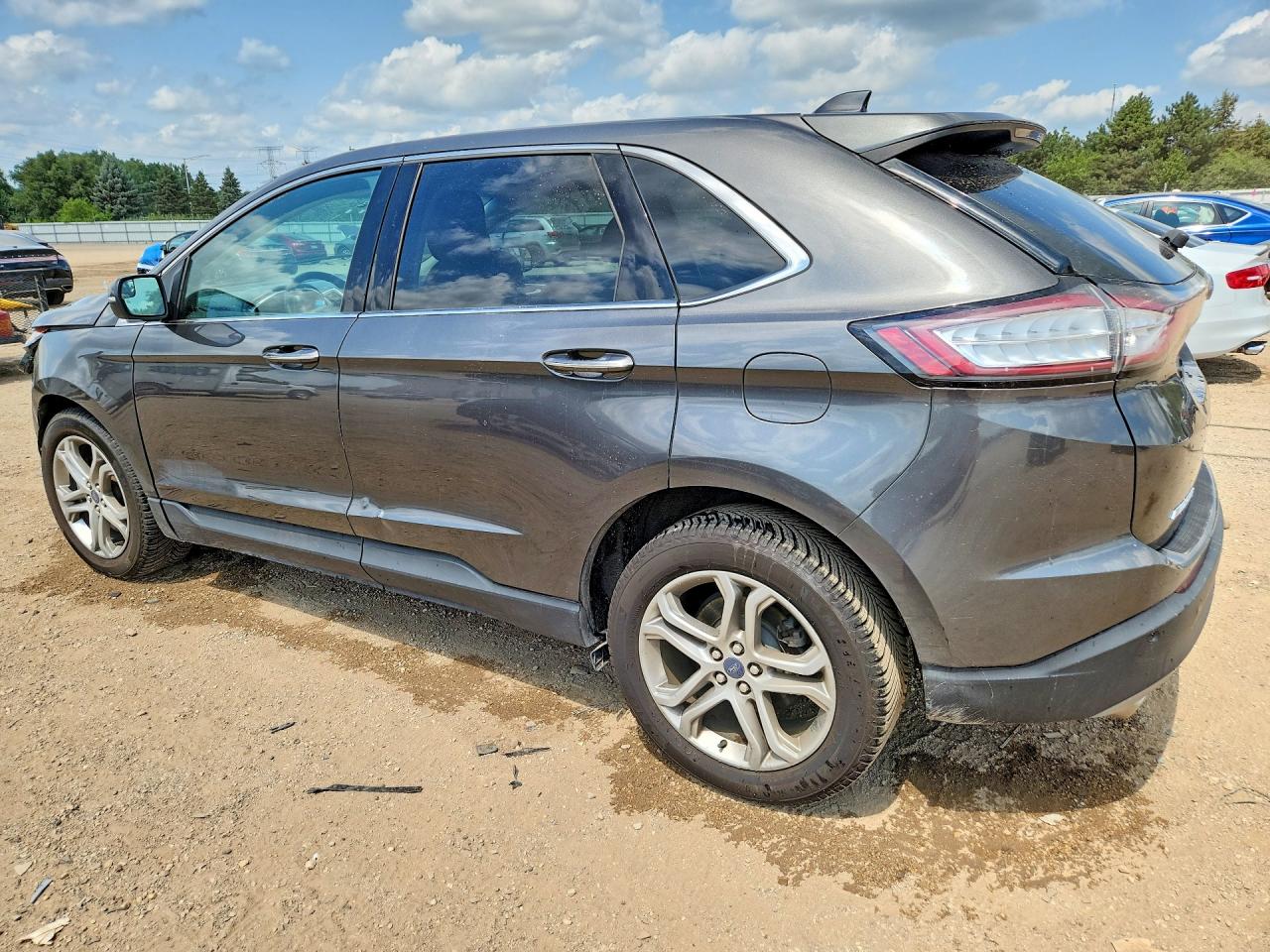 2015 Ford Edge Titanium Black vin: 2FMTK3K82FBB54921
