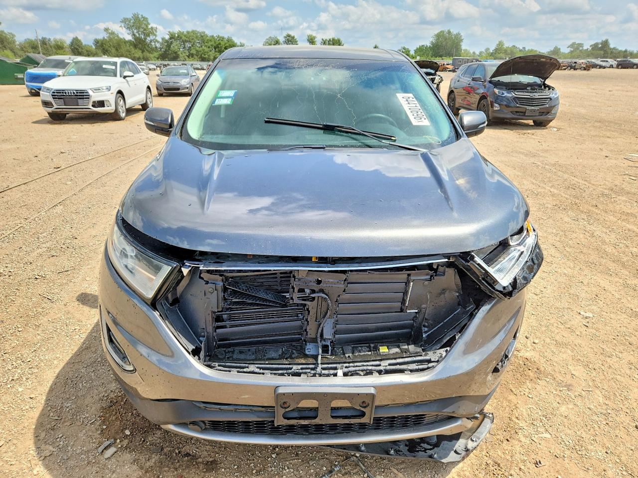 2015 Ford Edge Titanium Black vin: 2FMTK3K82FBB54921