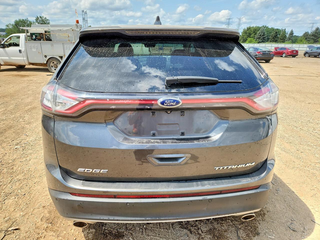 2015 Ford Edge Titanium Black vin: 2FMTK3K82FBB54921