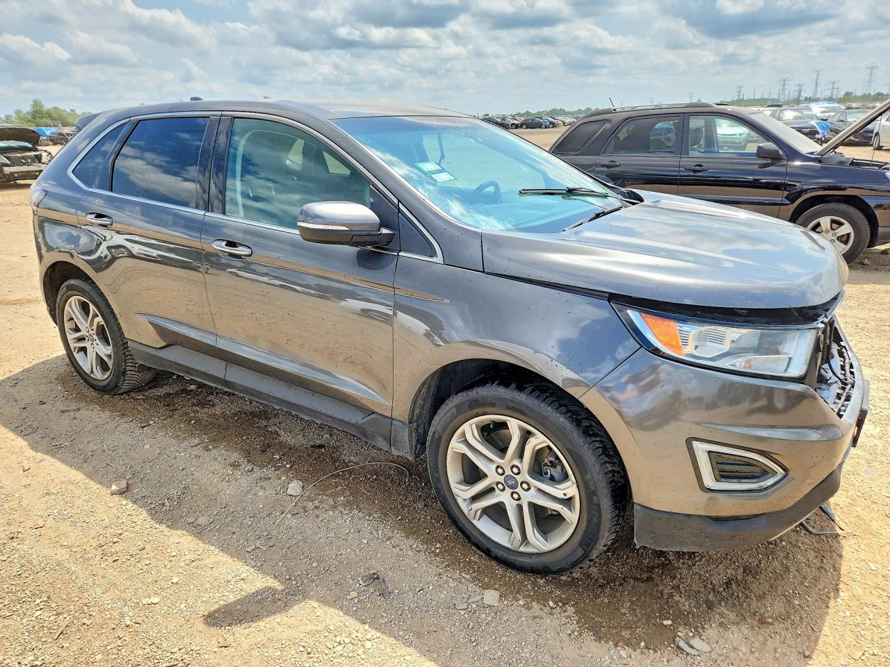 2015 Ford Edge Titanium Black vin: 2FMTK3K82FBB54921