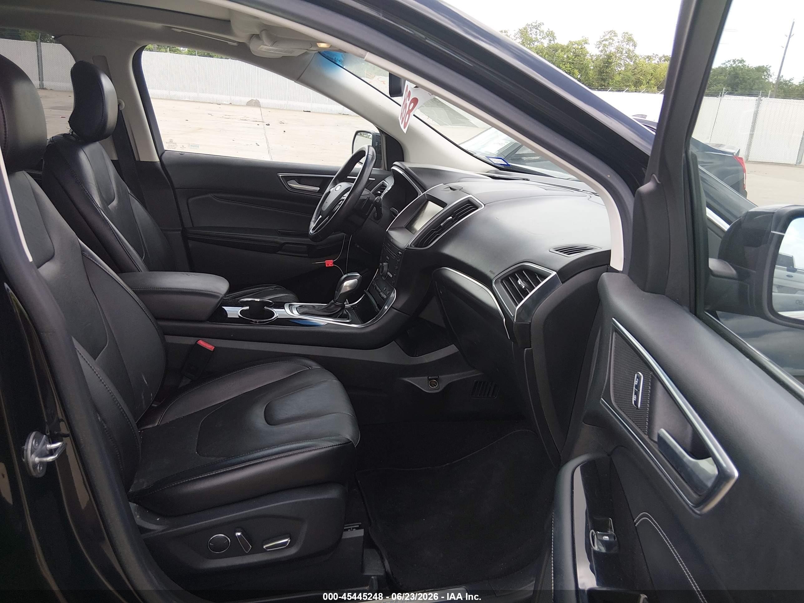 2015 Ford Edge Titanium Black vin: 2FMTK3K82FBC26362
