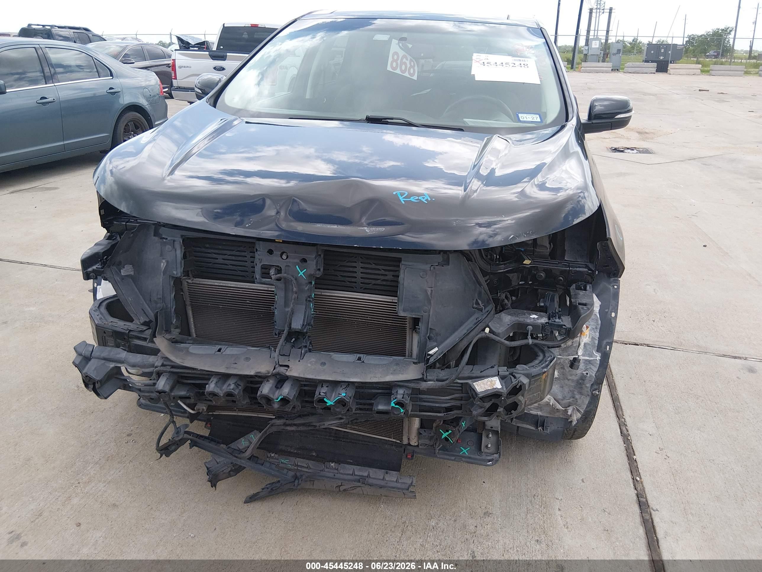 2015 Ford Edge Titanium Black vin: 2FMTK3K82FBC26362