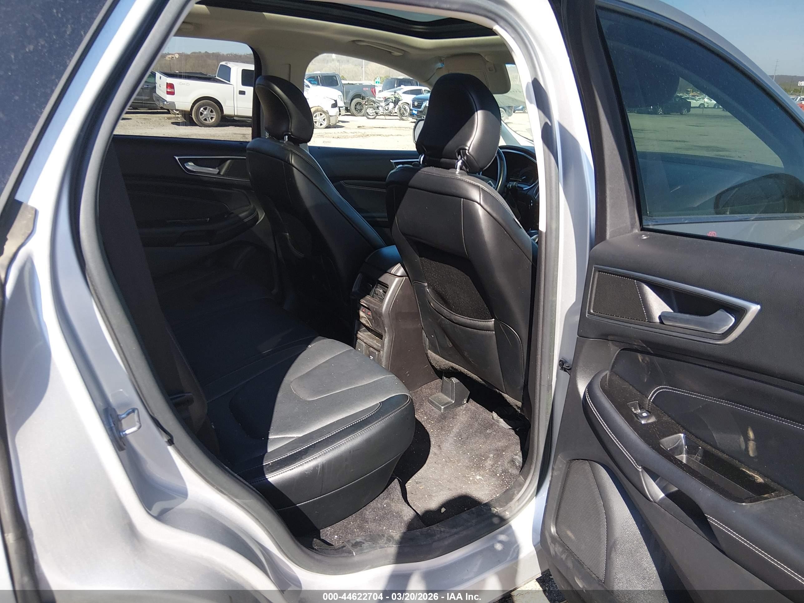 2015 Ford Edge Titanium Silver vin: 2FMTK3K83FBB15738