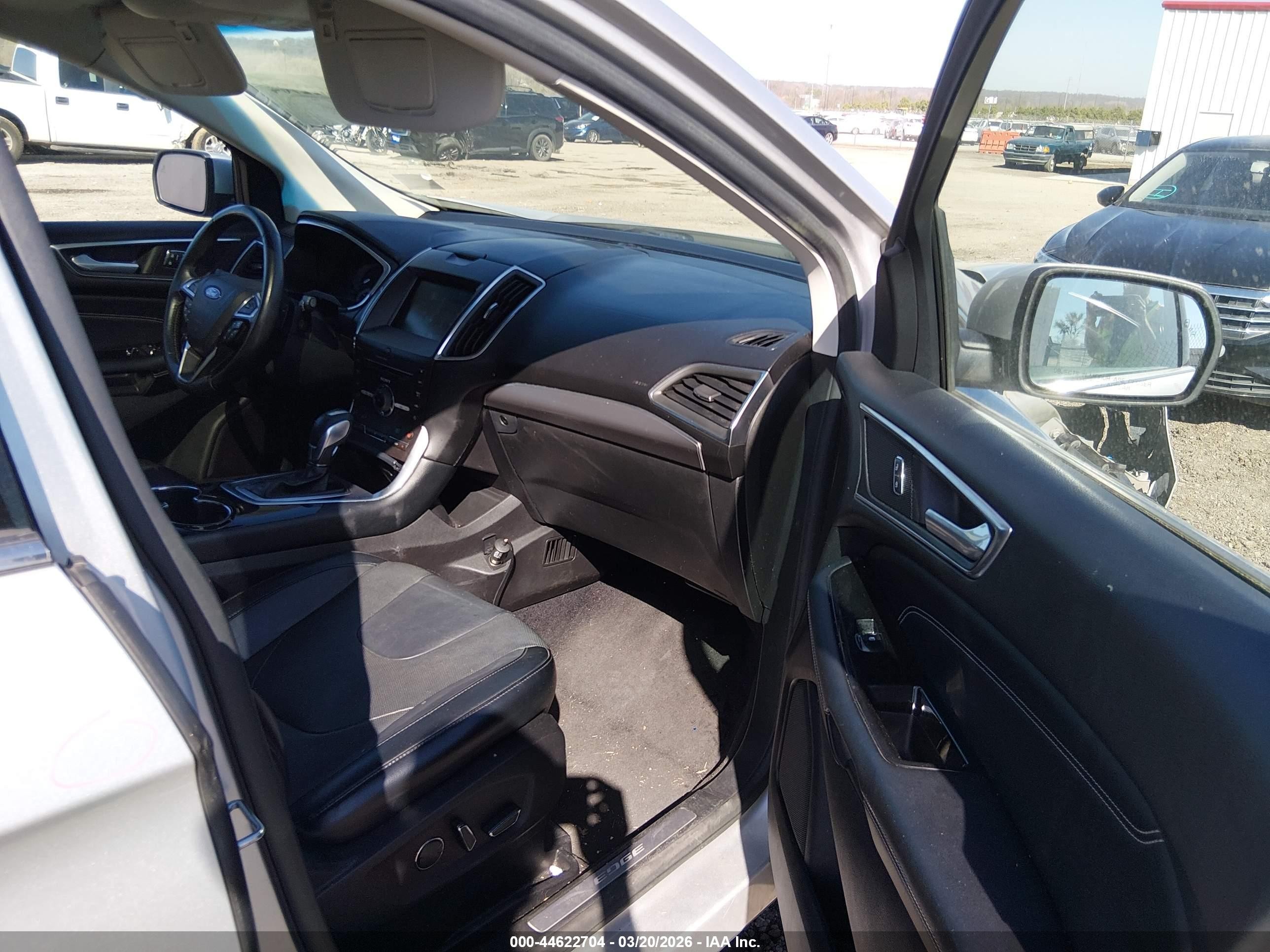 2015 Ford Edge Titanium Silver vin: 2FMTK3K83FBB15738