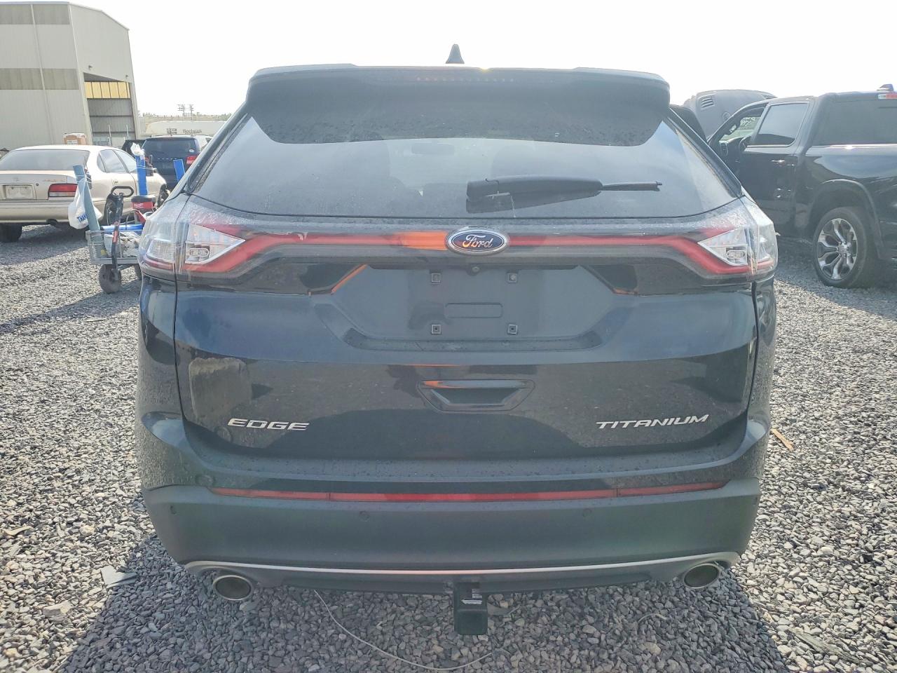 2015 Ford Edge Titanium Black vin: 2FMTK3K83FBC39539