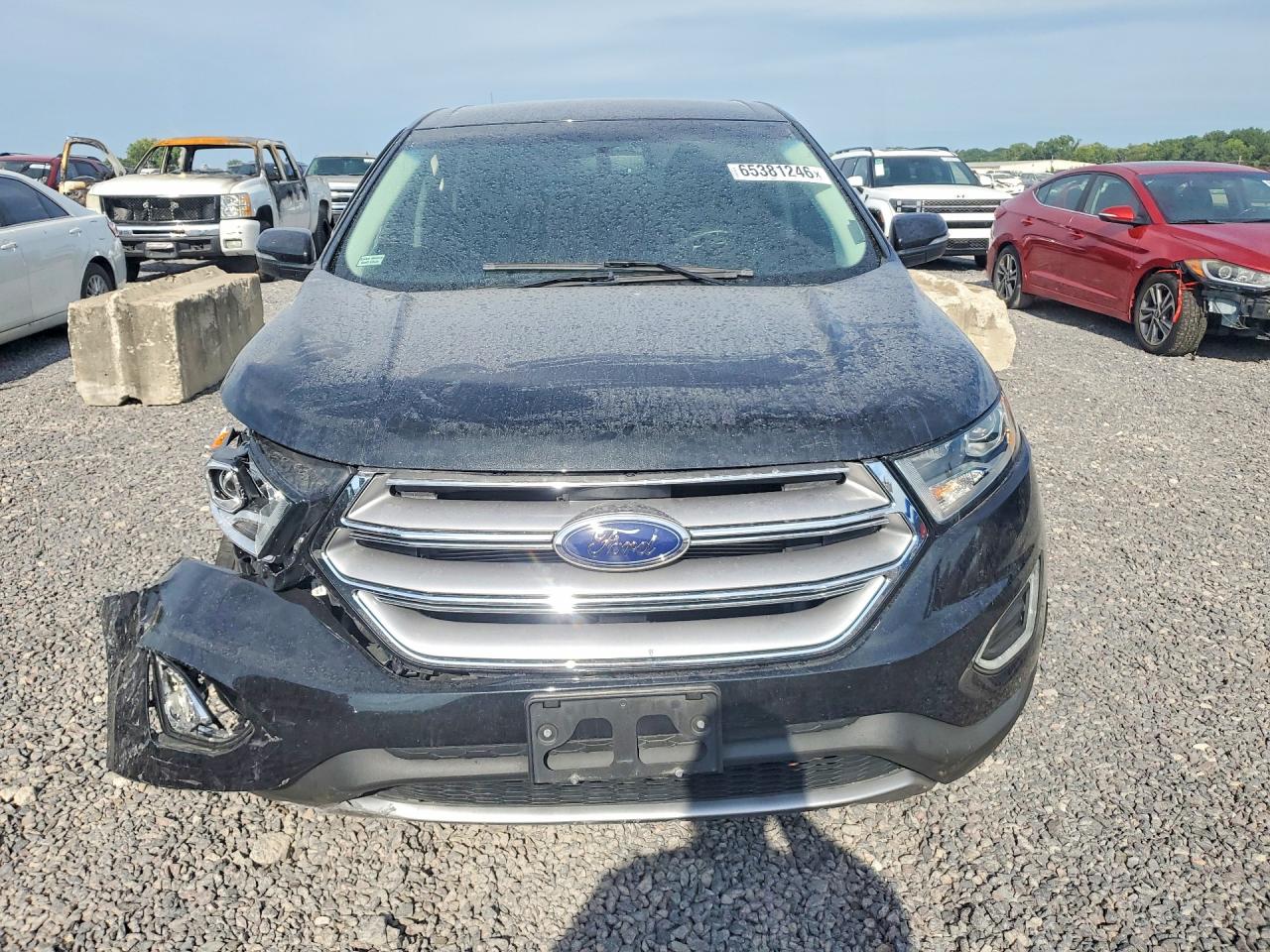 2015 Ford Edge Titanium Black vin: 2FMTK3K83FBC39539