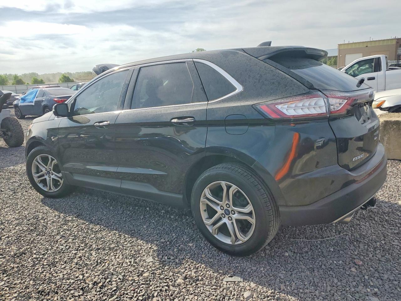 2015 Ford Edge Titanium Black vin: 2FMTK3K83FBC39539