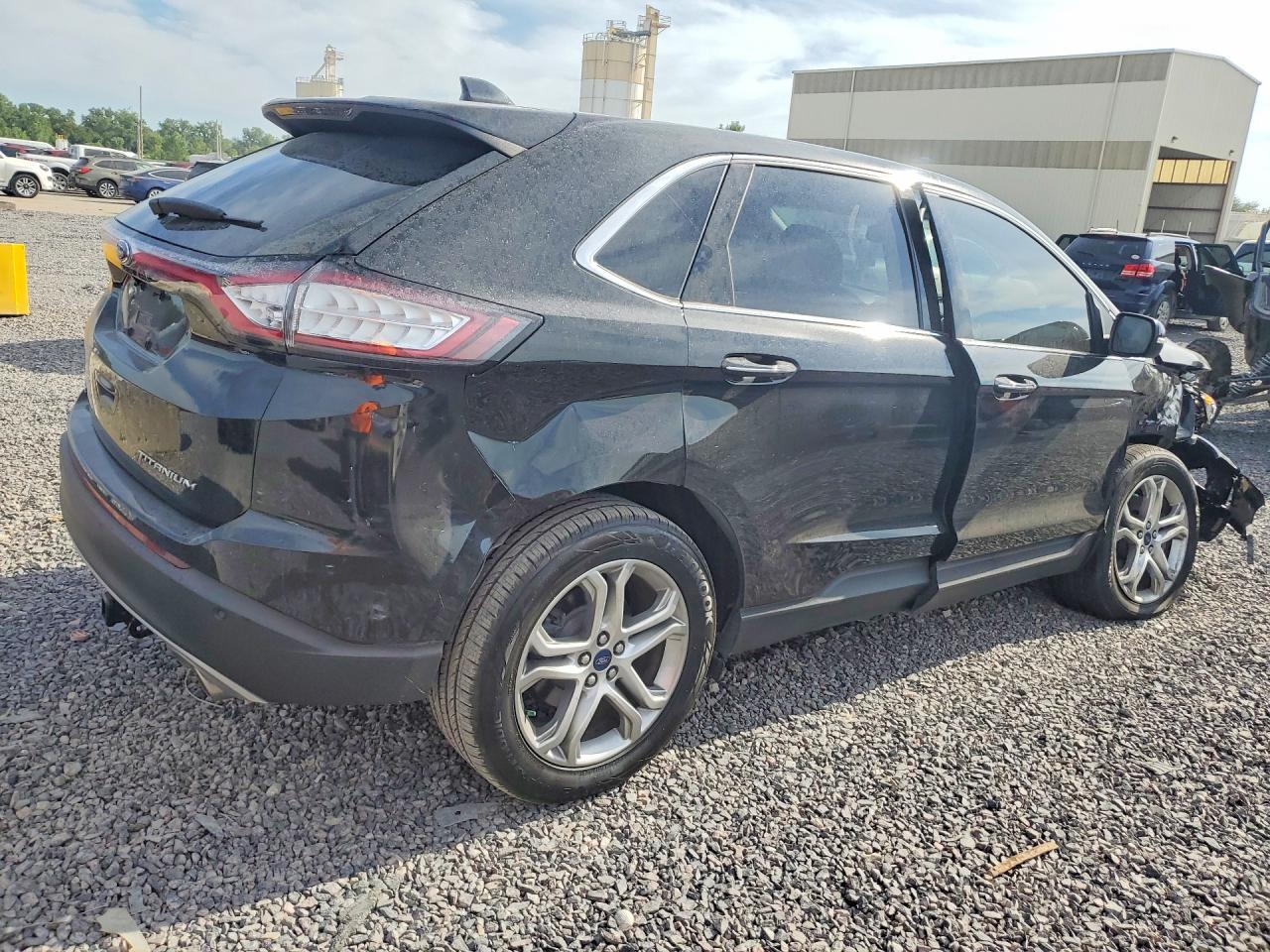 2015 Ford Edge Titanium Black vin: 2FMTK3K83FBC39539
