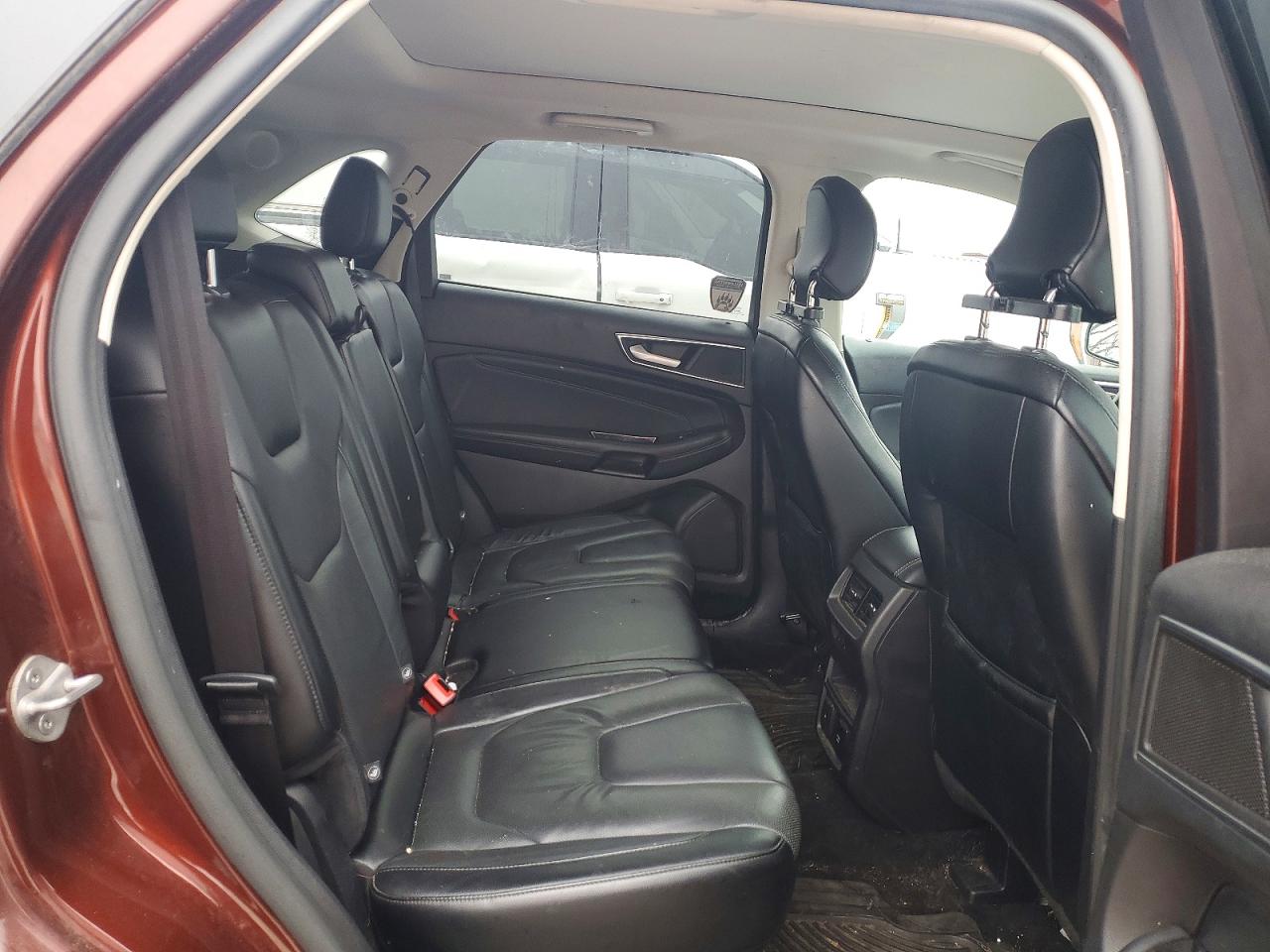2015 Ford Edge Titanium Burgundy vin: 2FMTK3K84FBB89895