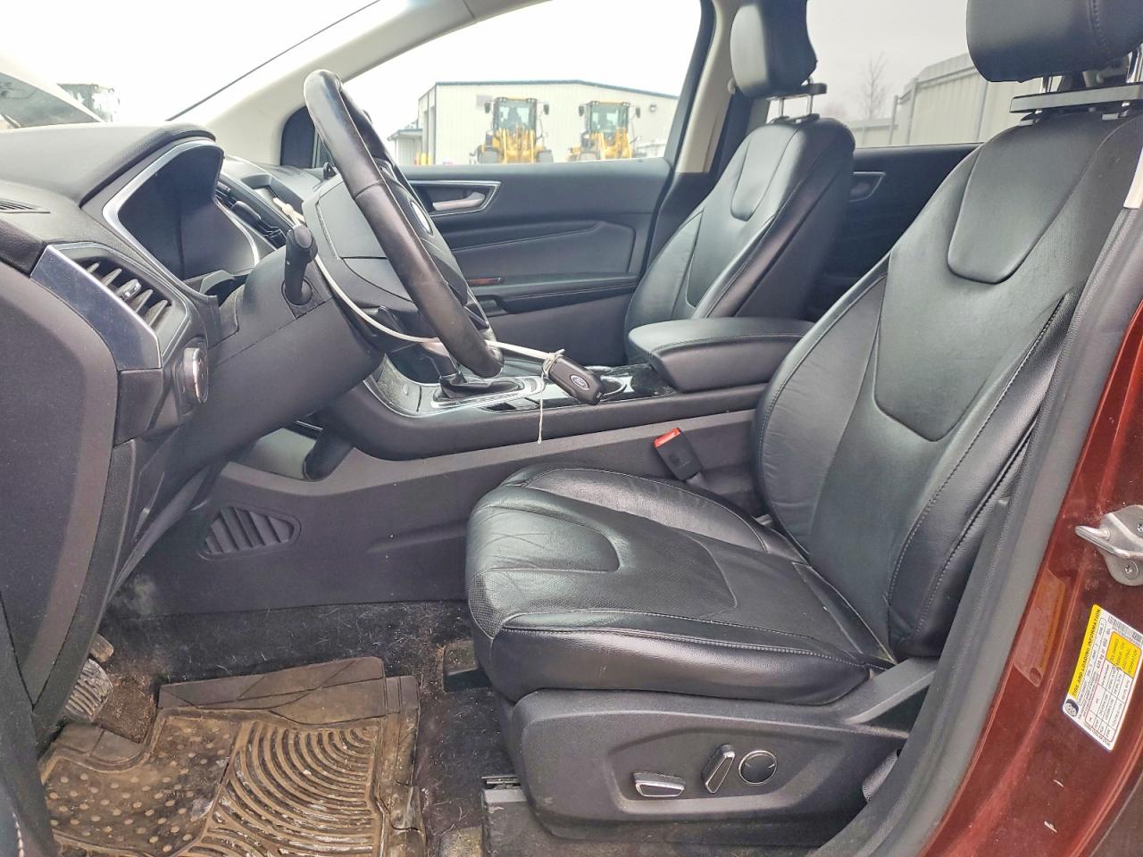 2015 Ford Edge Titanium Burgundy vin: 2FMTK3K84FBB89895