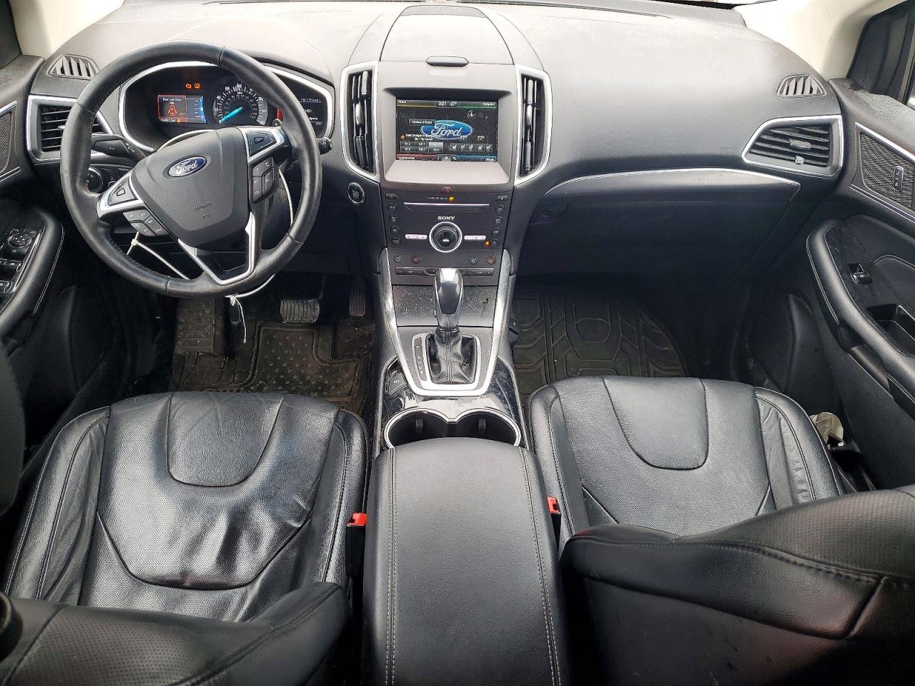 2015 Ford Edge Titanium Burgundy vin: 2FMTK3K84FBB89895